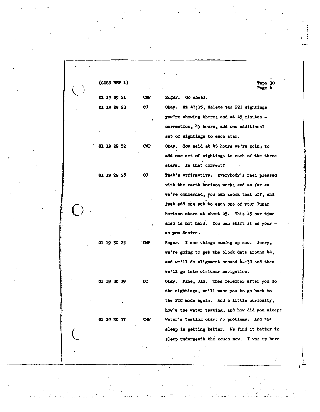 Page 233 of Apollo 8’s original transcript