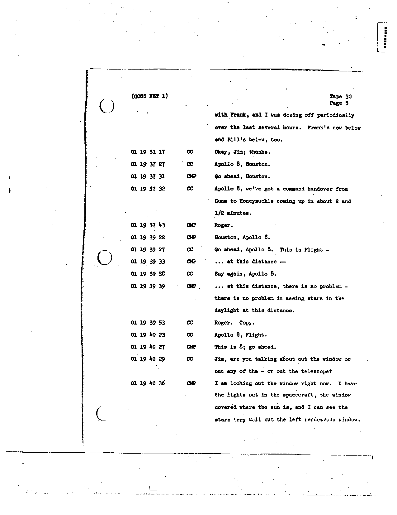 Page 234 of Apollo 8’s original transcript