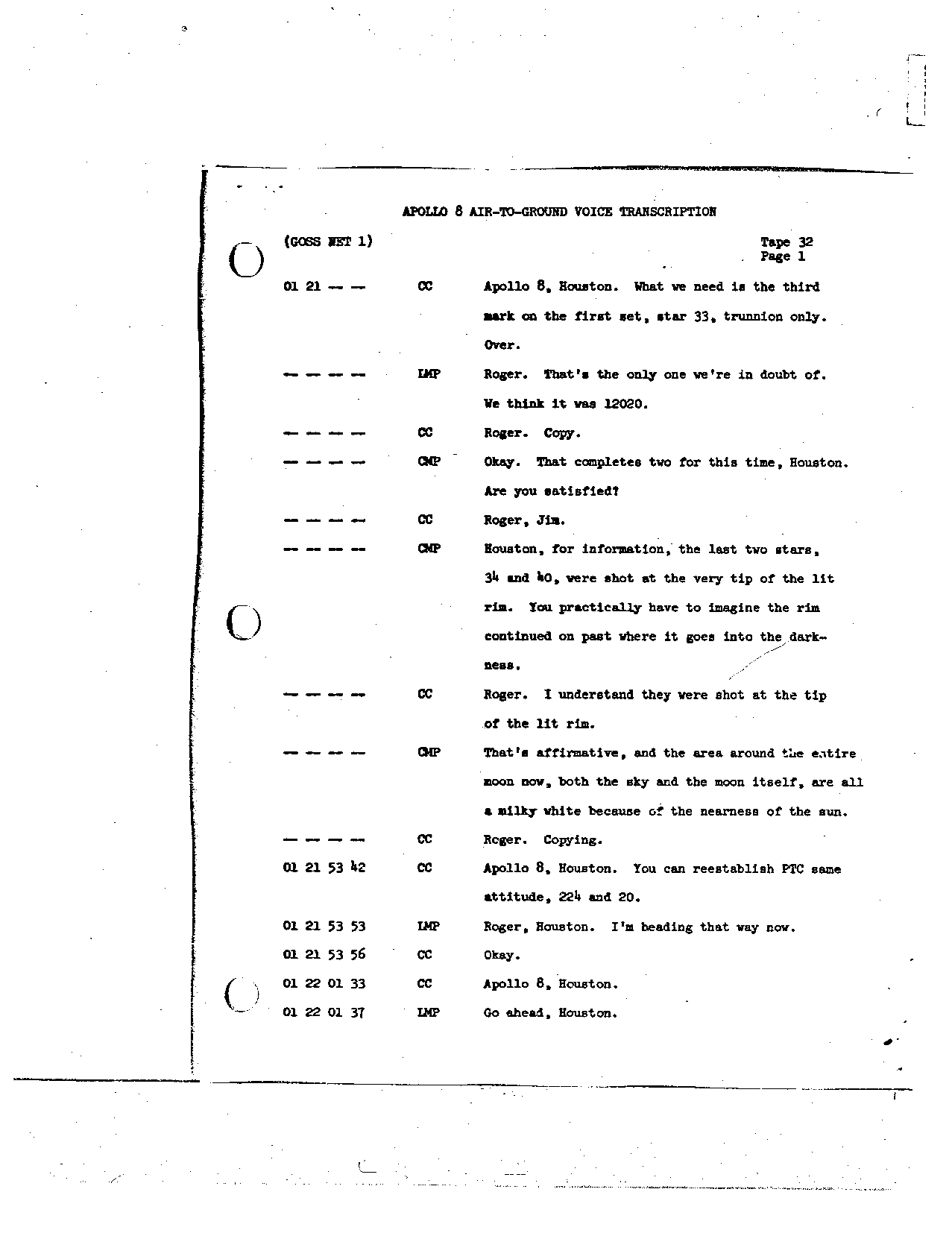 Page 245 of Apollo 8’s original transcript