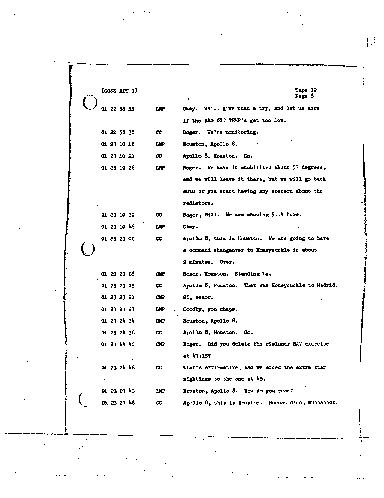 Page 252 of Apollo 8’s original transcript