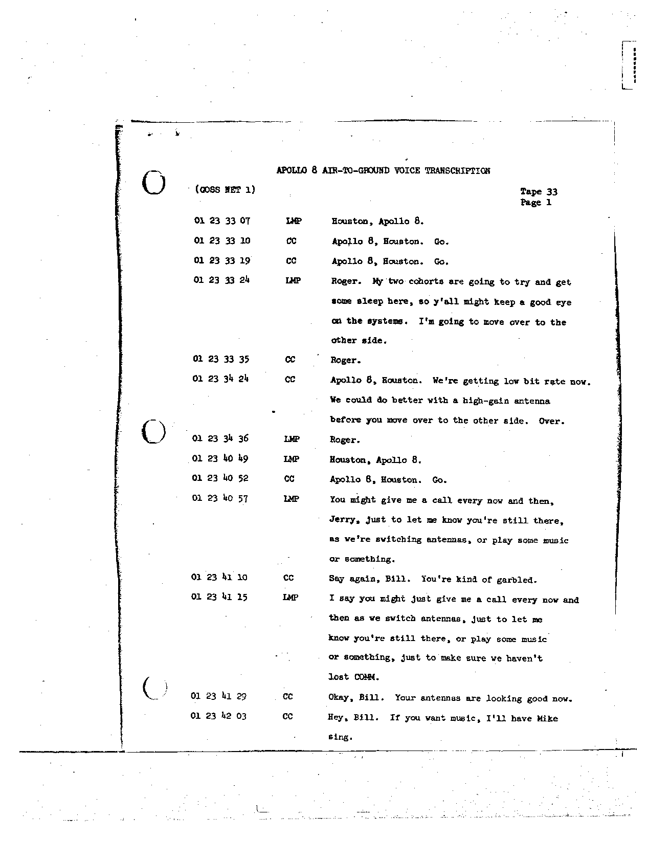 Page 254 of Apollo 8’s original transcript