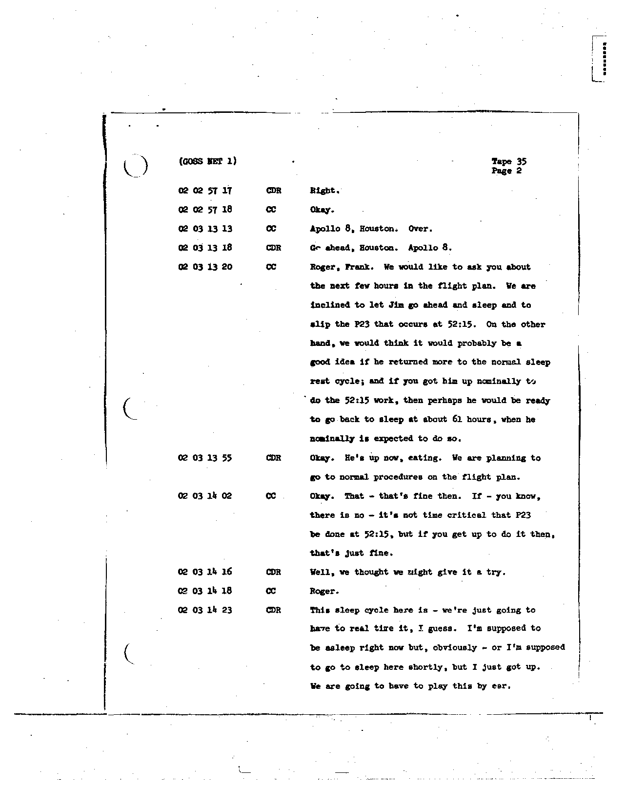 Page 265 of Apollo 8’s original transcript