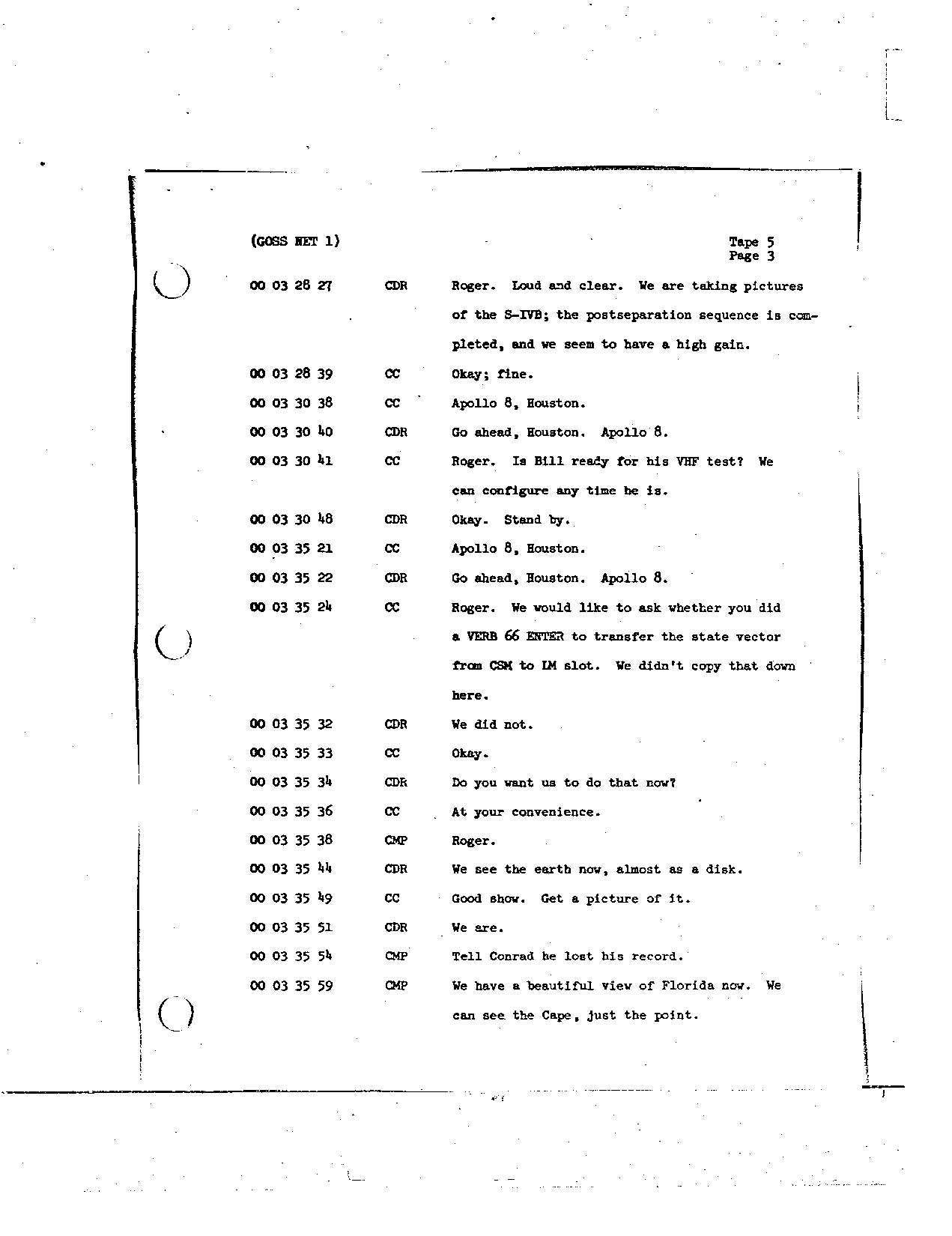 Page 29 of Apollo 8’s original transcript