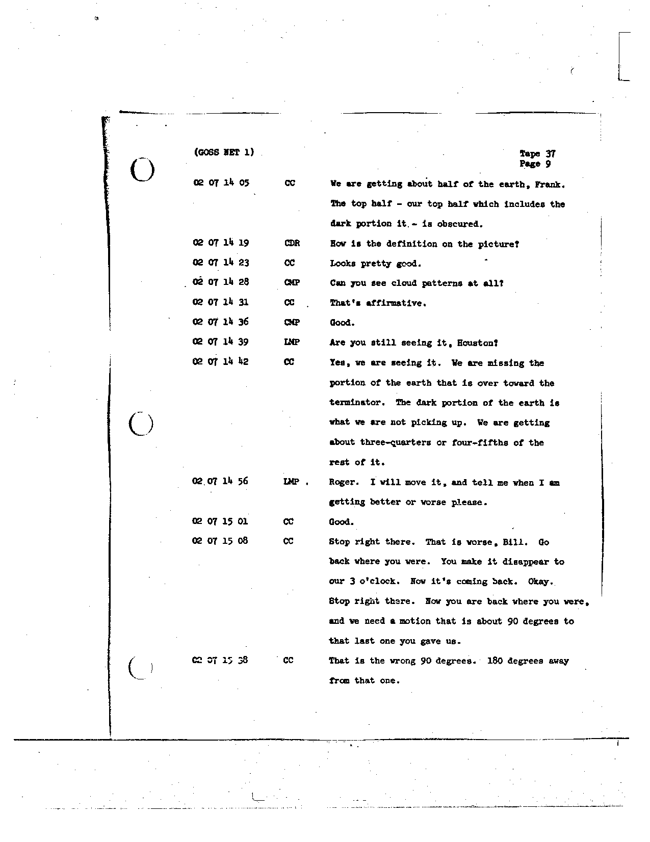 Page 291 of Apollo 8’s original transcript