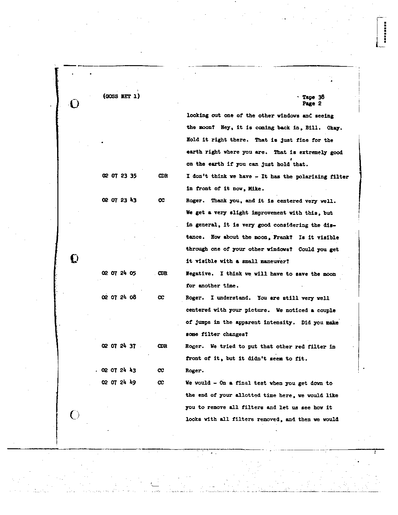 Page 296 of Apollo 8’s original transcript