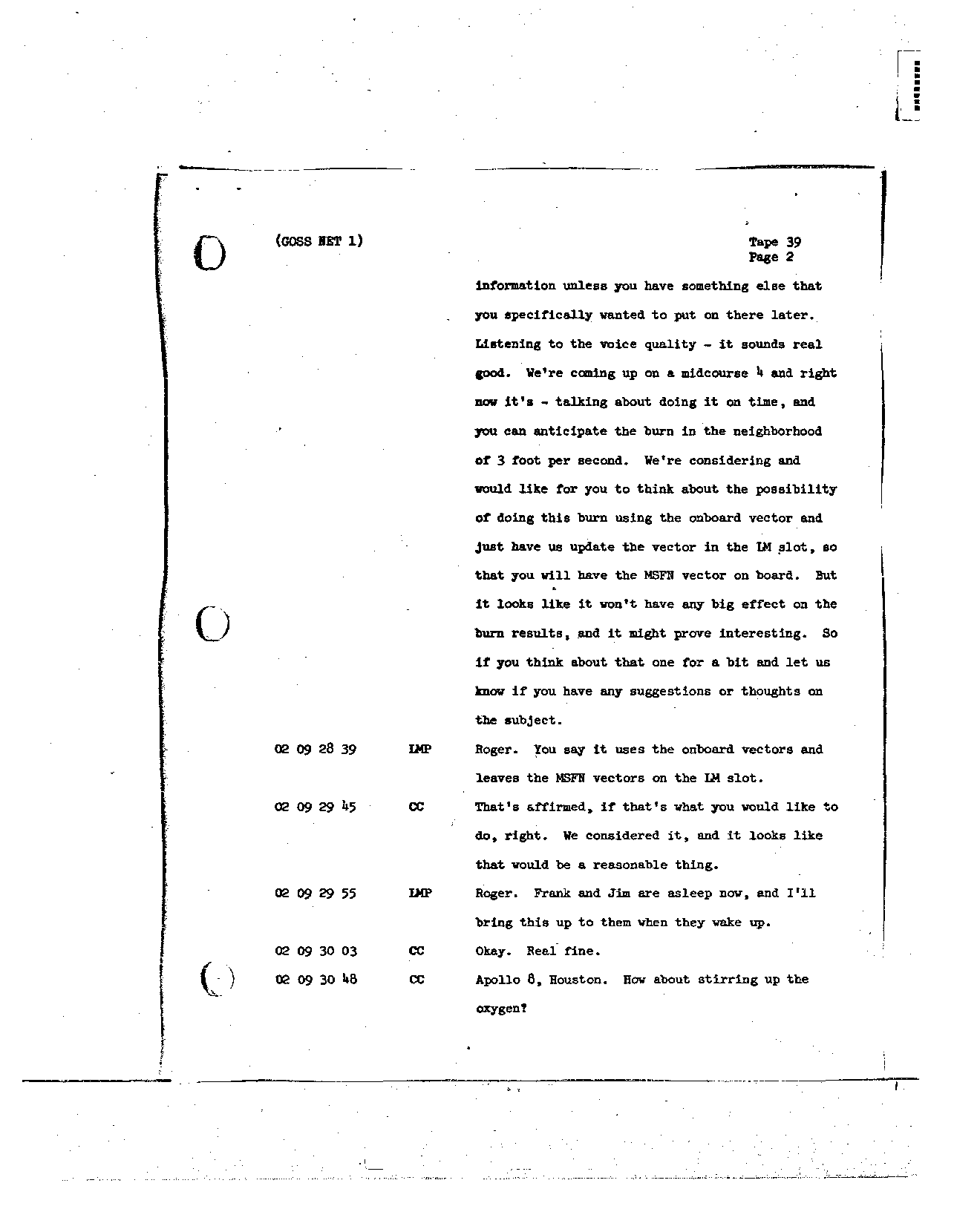 Page 304 of Apollo 8’s original transcript