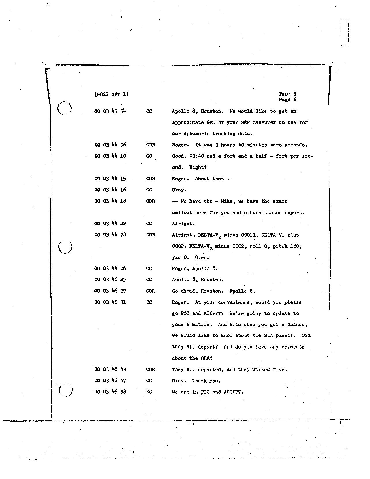 Page 32 of Apollo 8’s original transcript