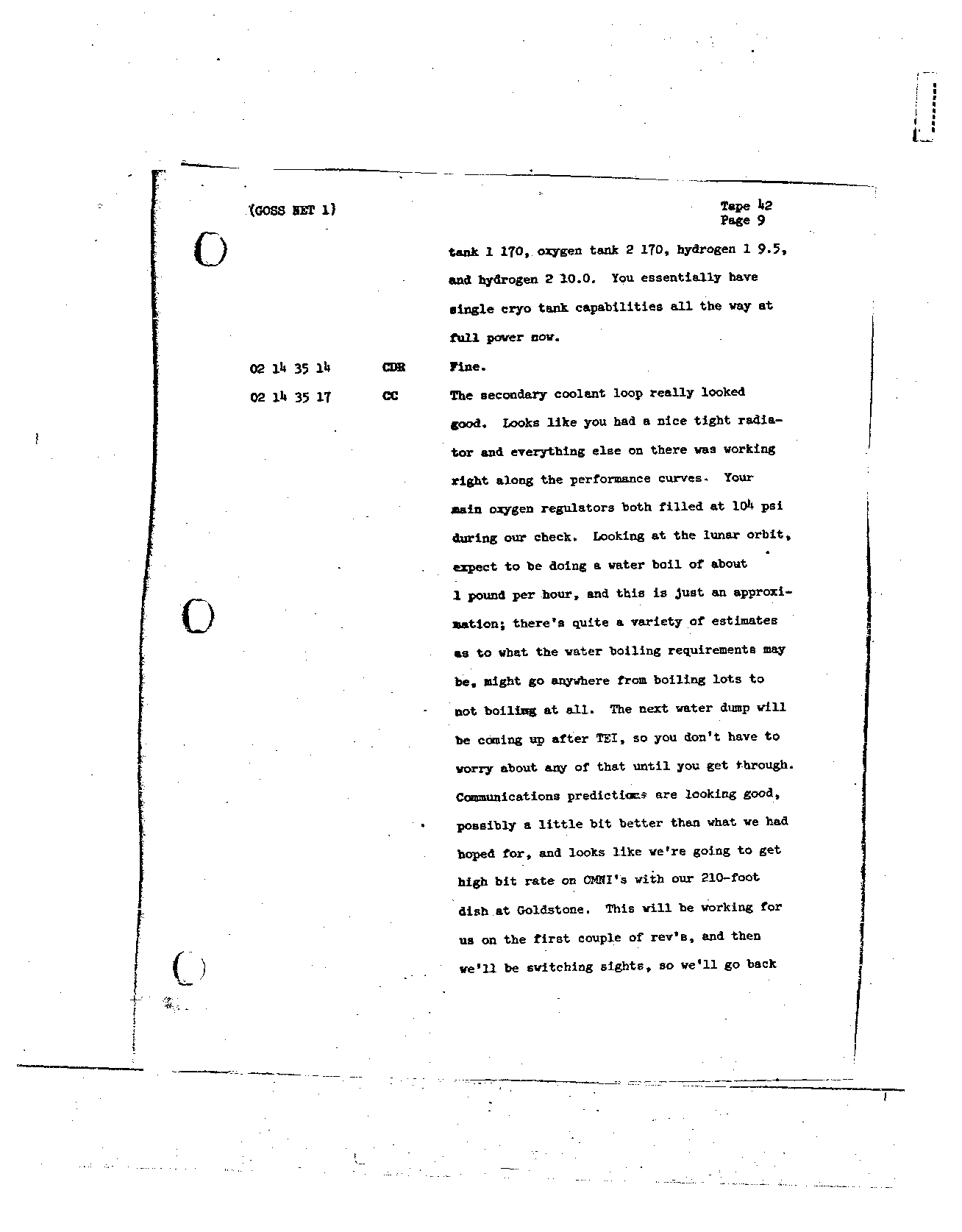 Page 331 of Apollo 8’s original transcript