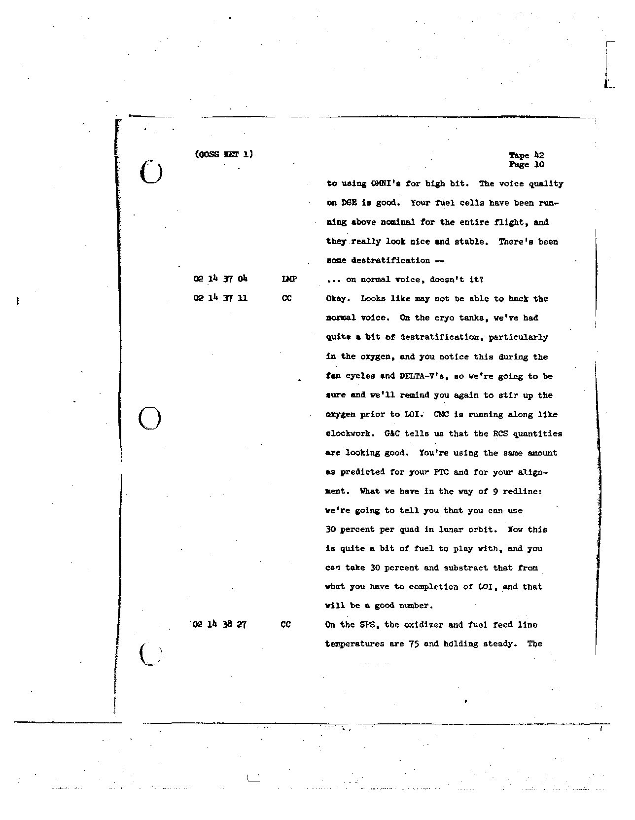 Page 332 of Apollo 8’s original transcript