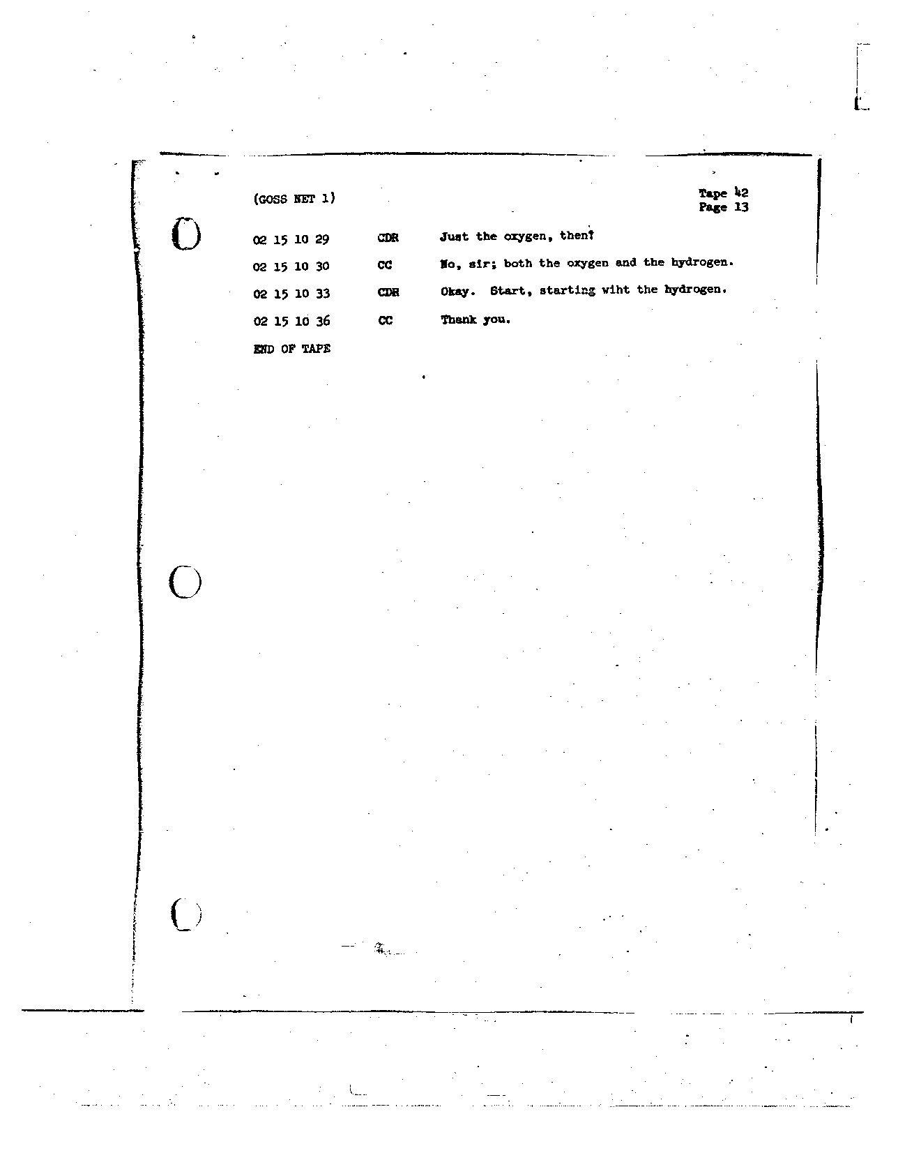 Page 335 of Apollo 8’s original transcript