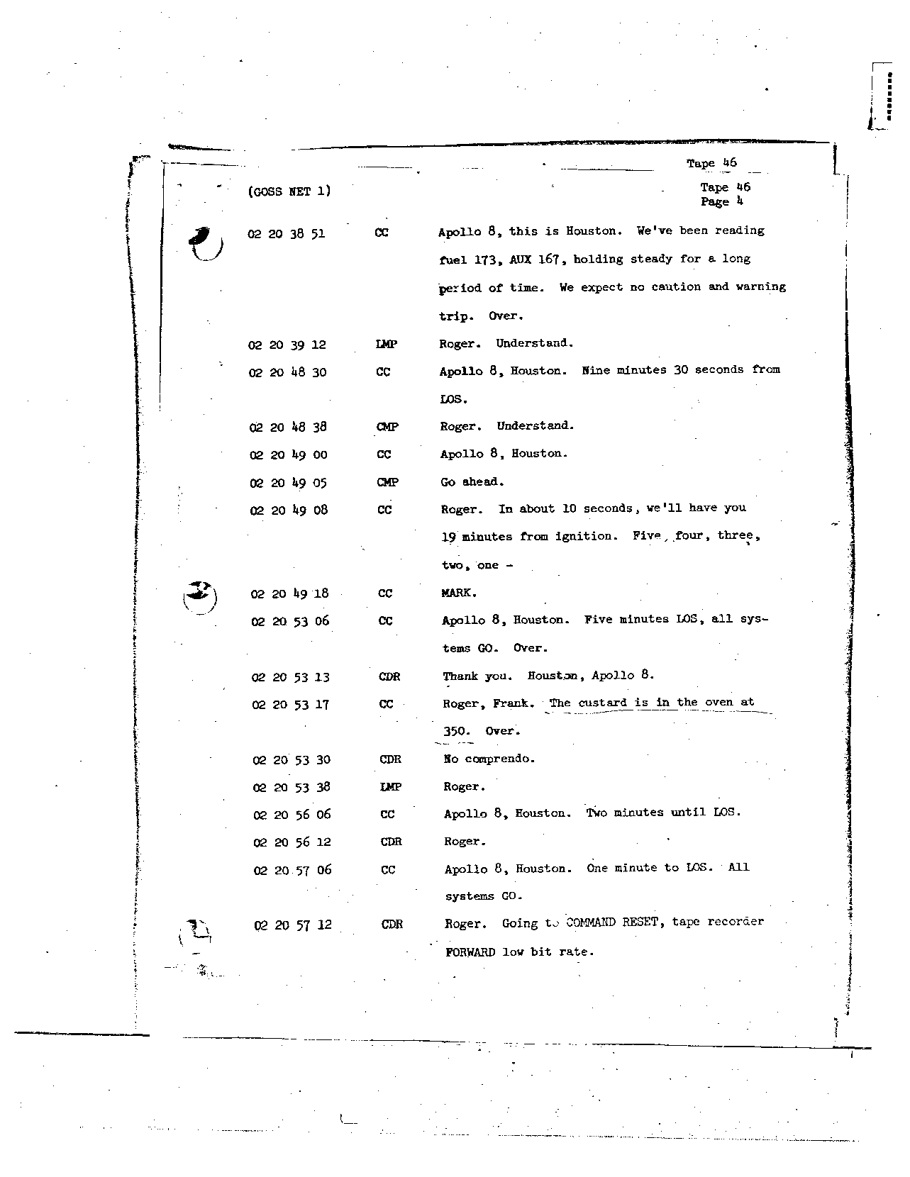 Page 356 of Apollo 8’s original transcript