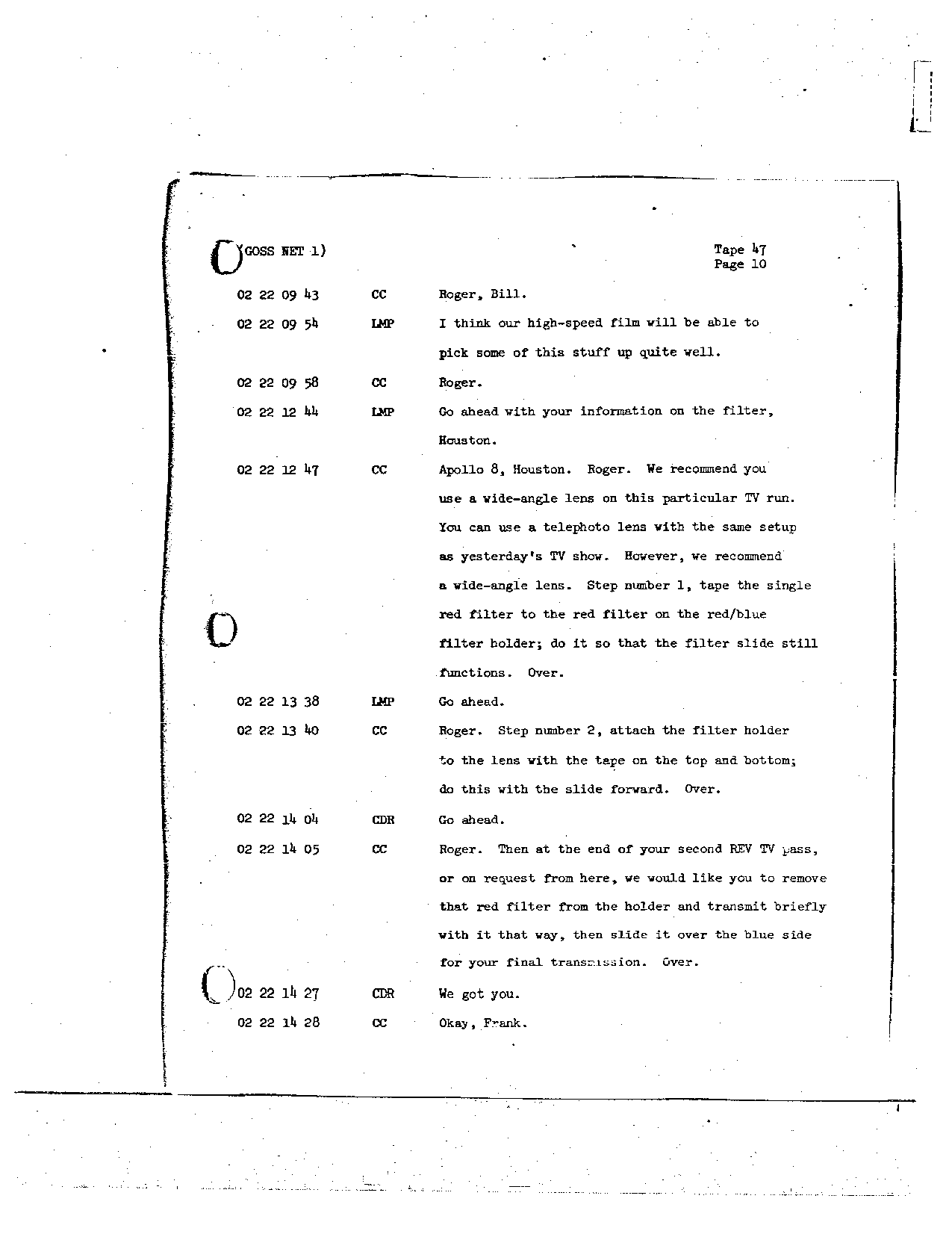 Page 367 of Apollo 8’s original transcript