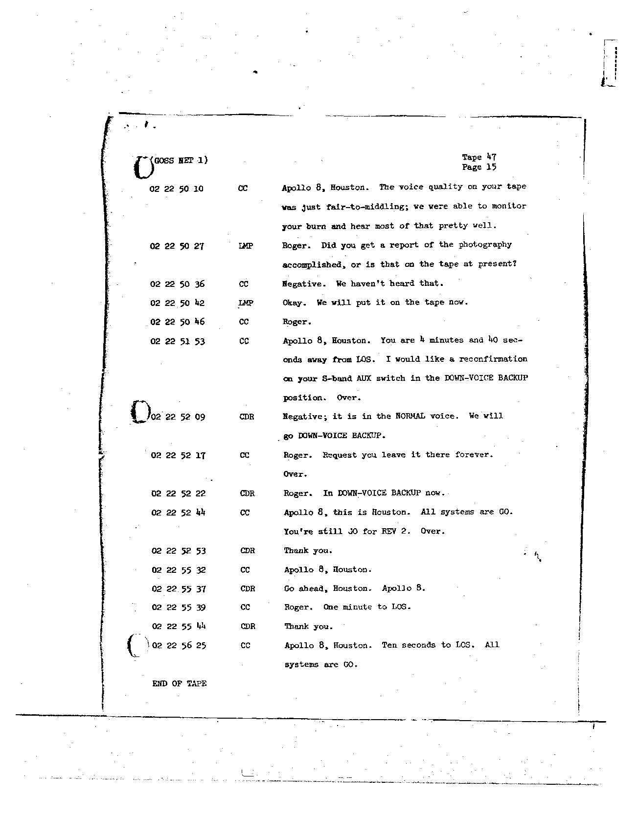 Page 372 of Apollo 8’s original transcript