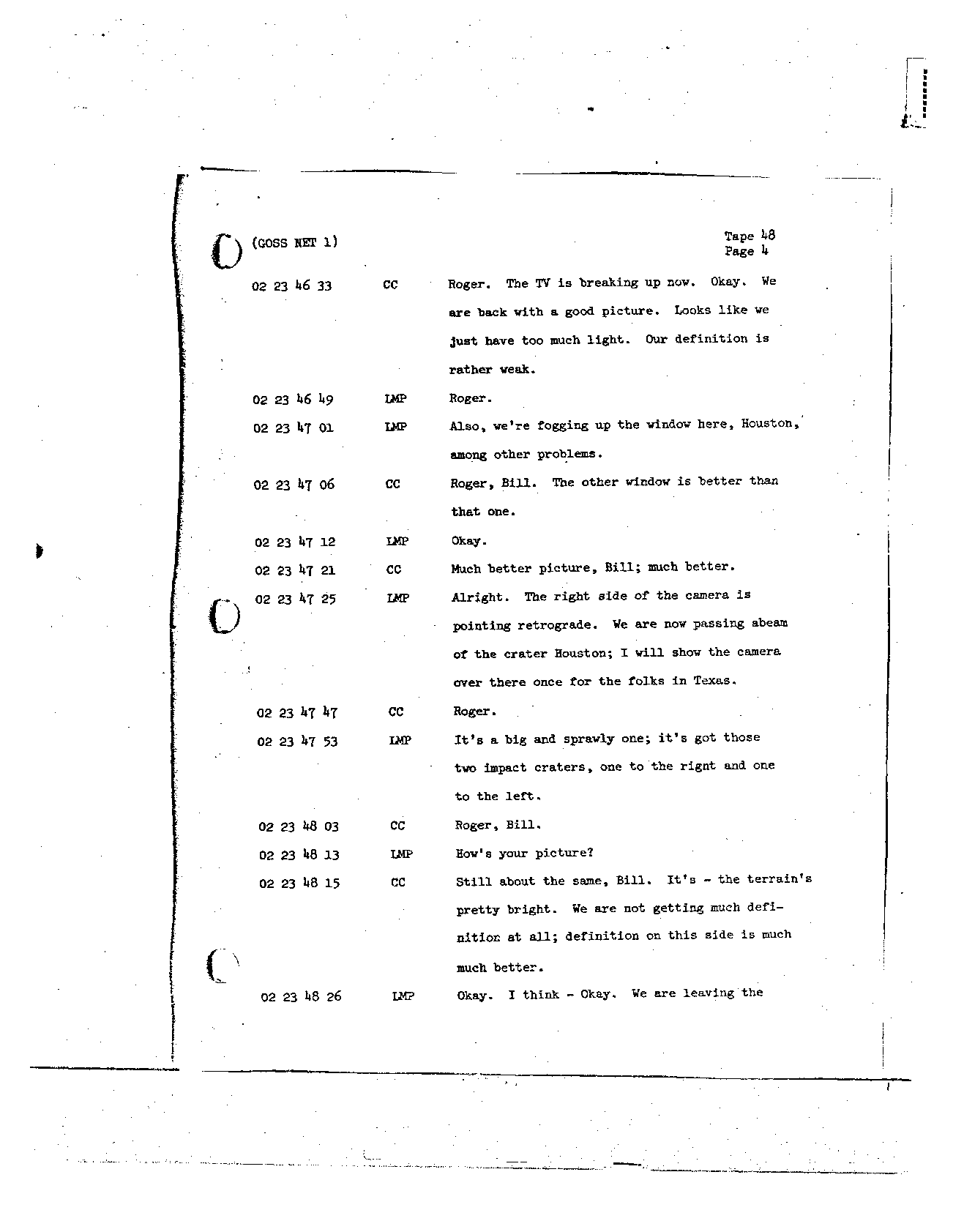 Page 376 of Apollo 8’s original transcript