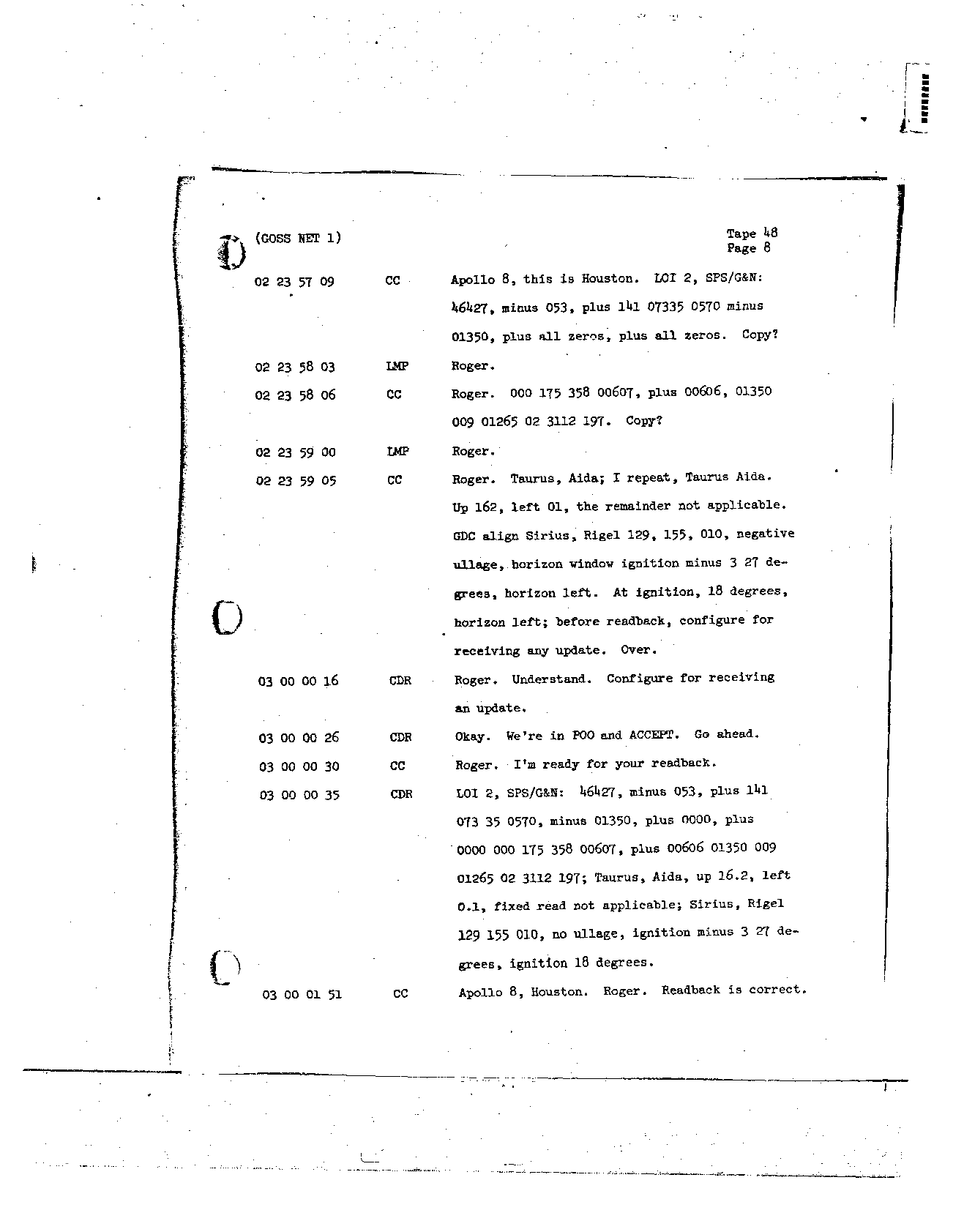 Page 380 of Apollo 8’s original transcript