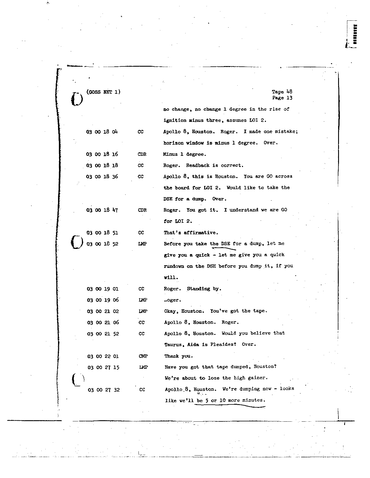 Page 385 of Apollo 8’s original transcript