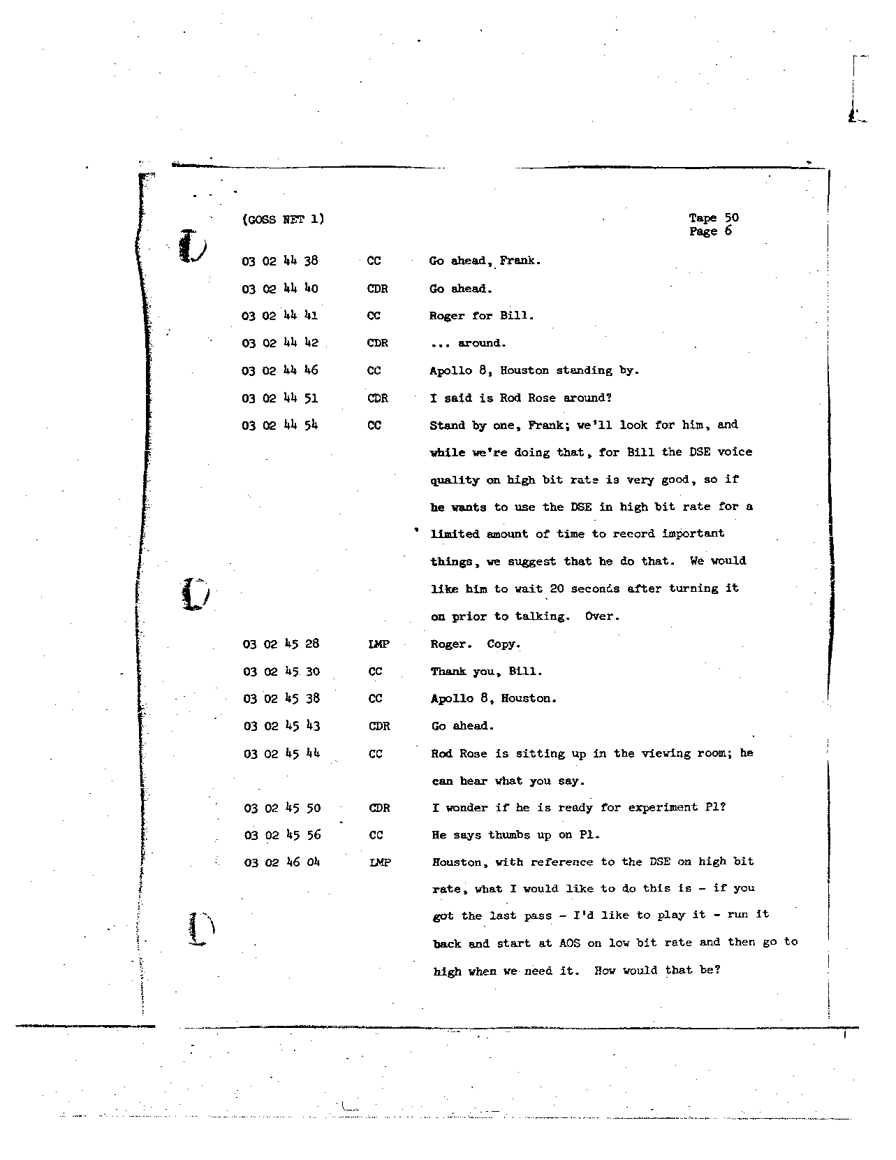 Page 398 of Apollo 8’s original transcript
