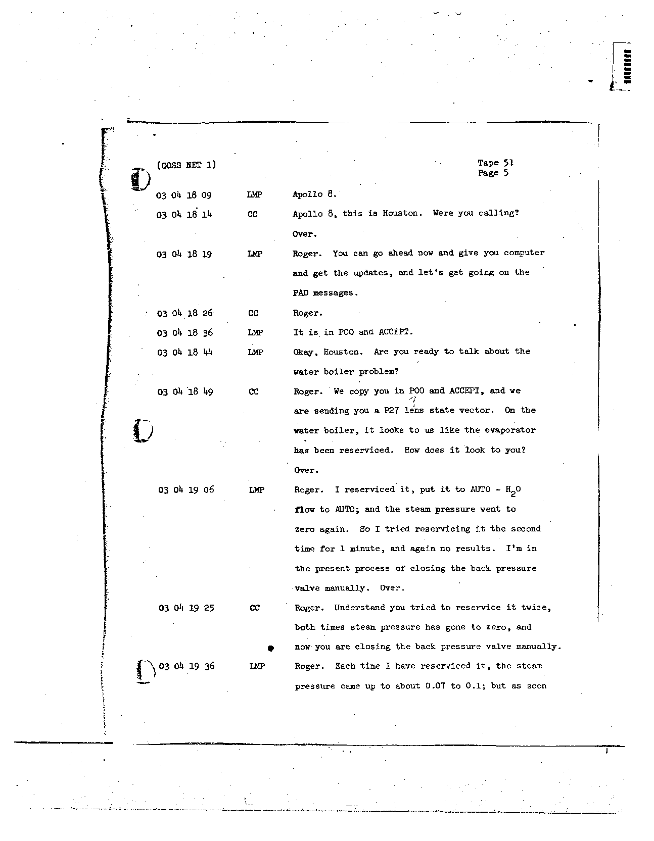 Page 405 of Apollo 8’s original transcript