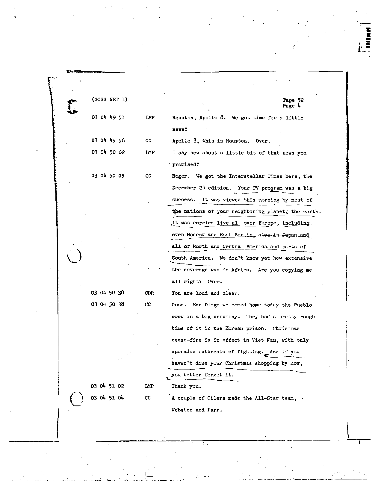 Page 412 of Apollo 8’s original transcript