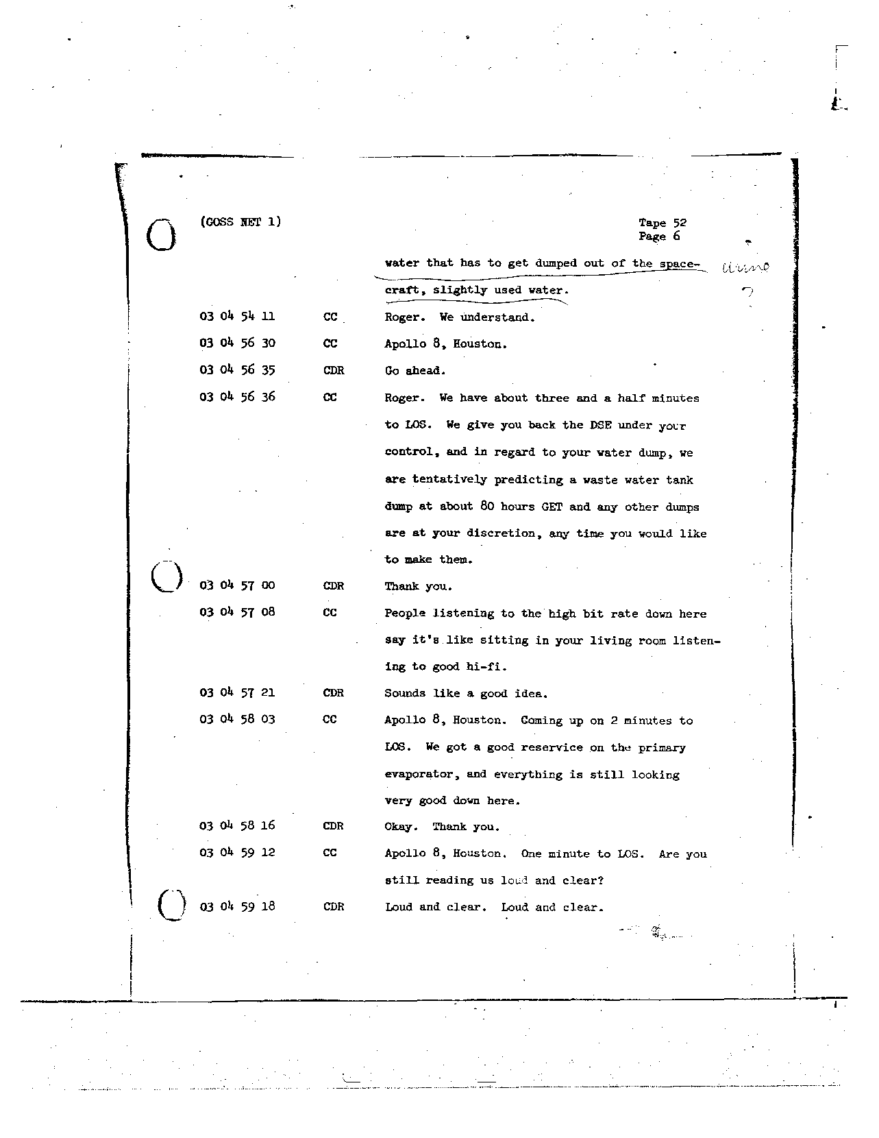 Page 414 of Apollo 8’s original transcript