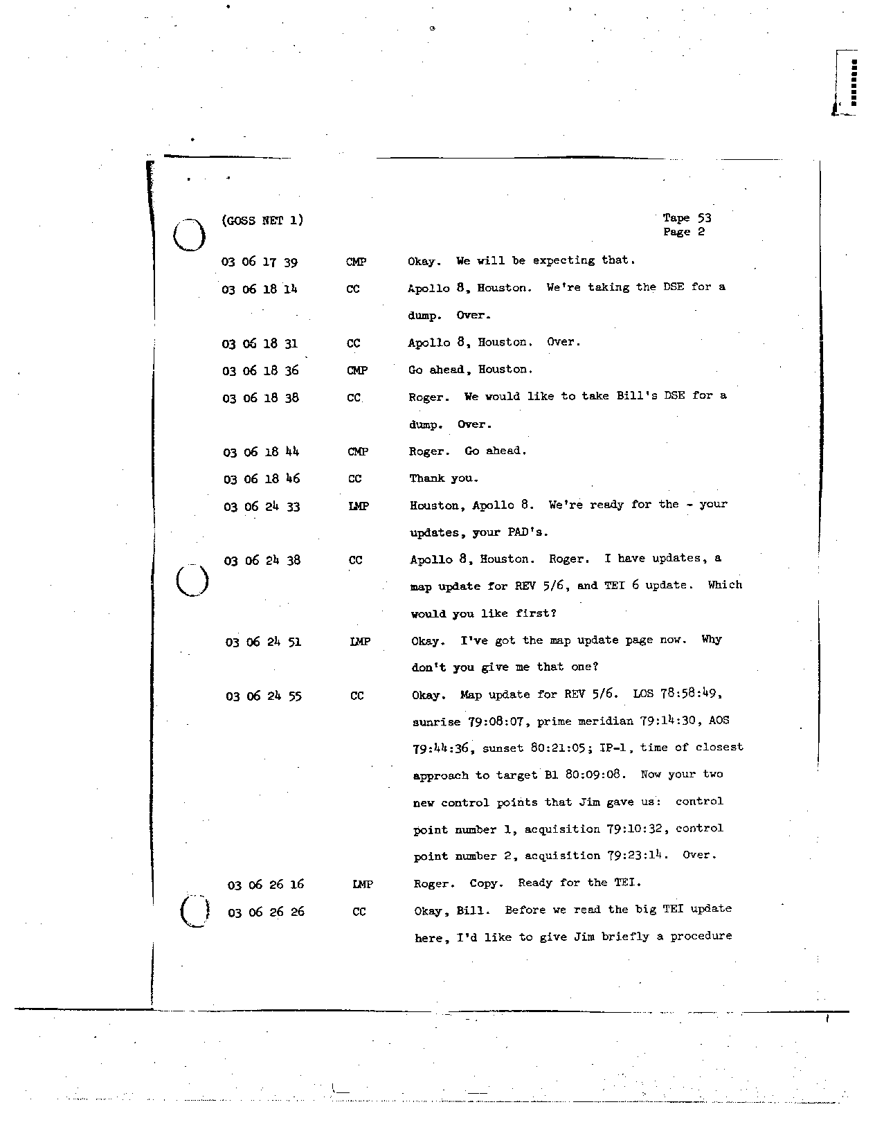 Page 420 of Apollo 8’s original transcript