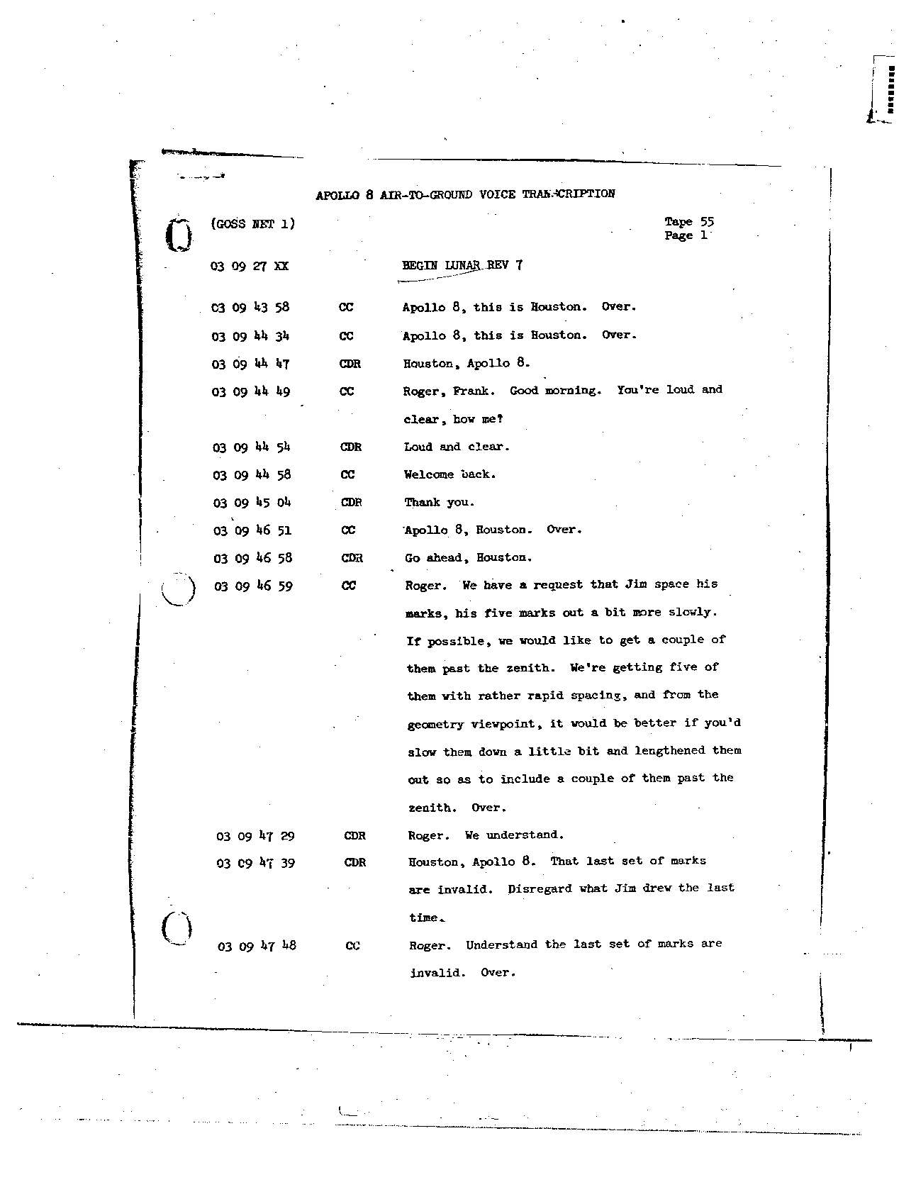 Page 436 of Apollo 8’s original transcript