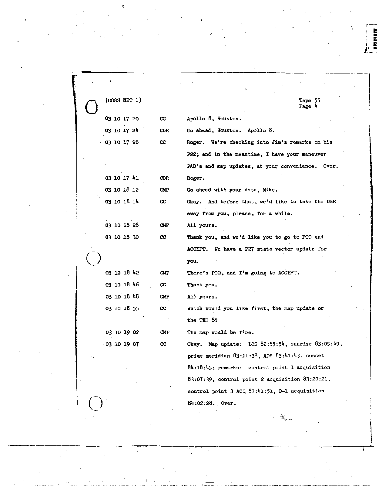 Page 439 of Apollo 8’s original transcript