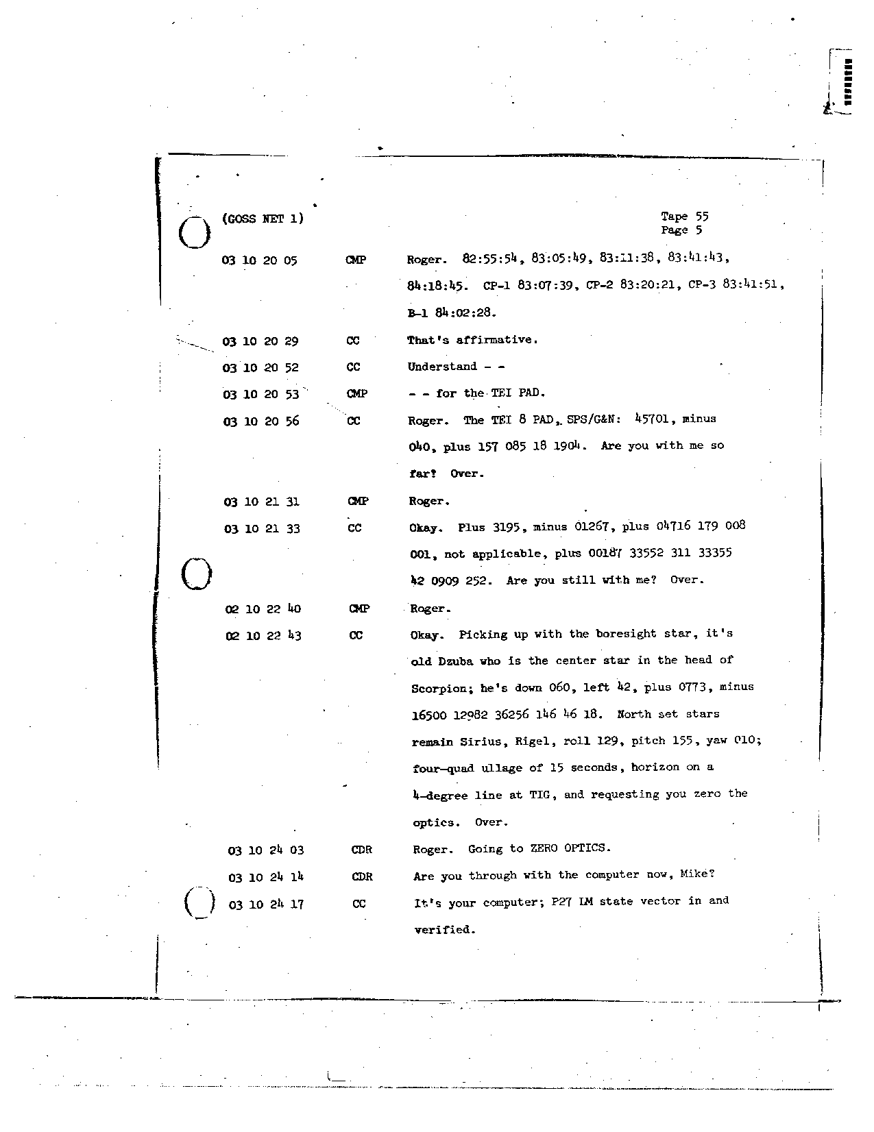 Page 440 of Apollo 8’s original transcript