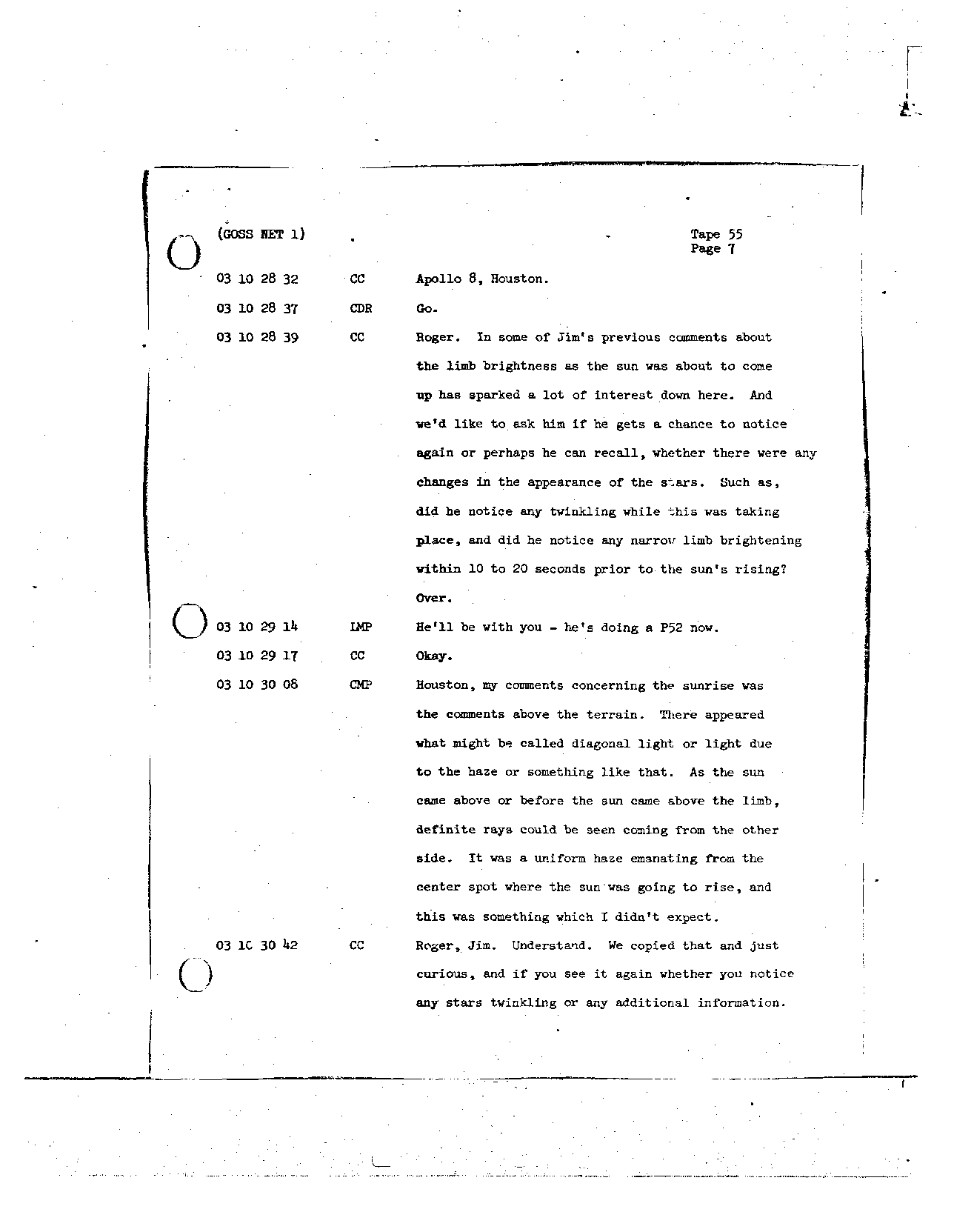 Page 442 of Apollo 8’s original transcript