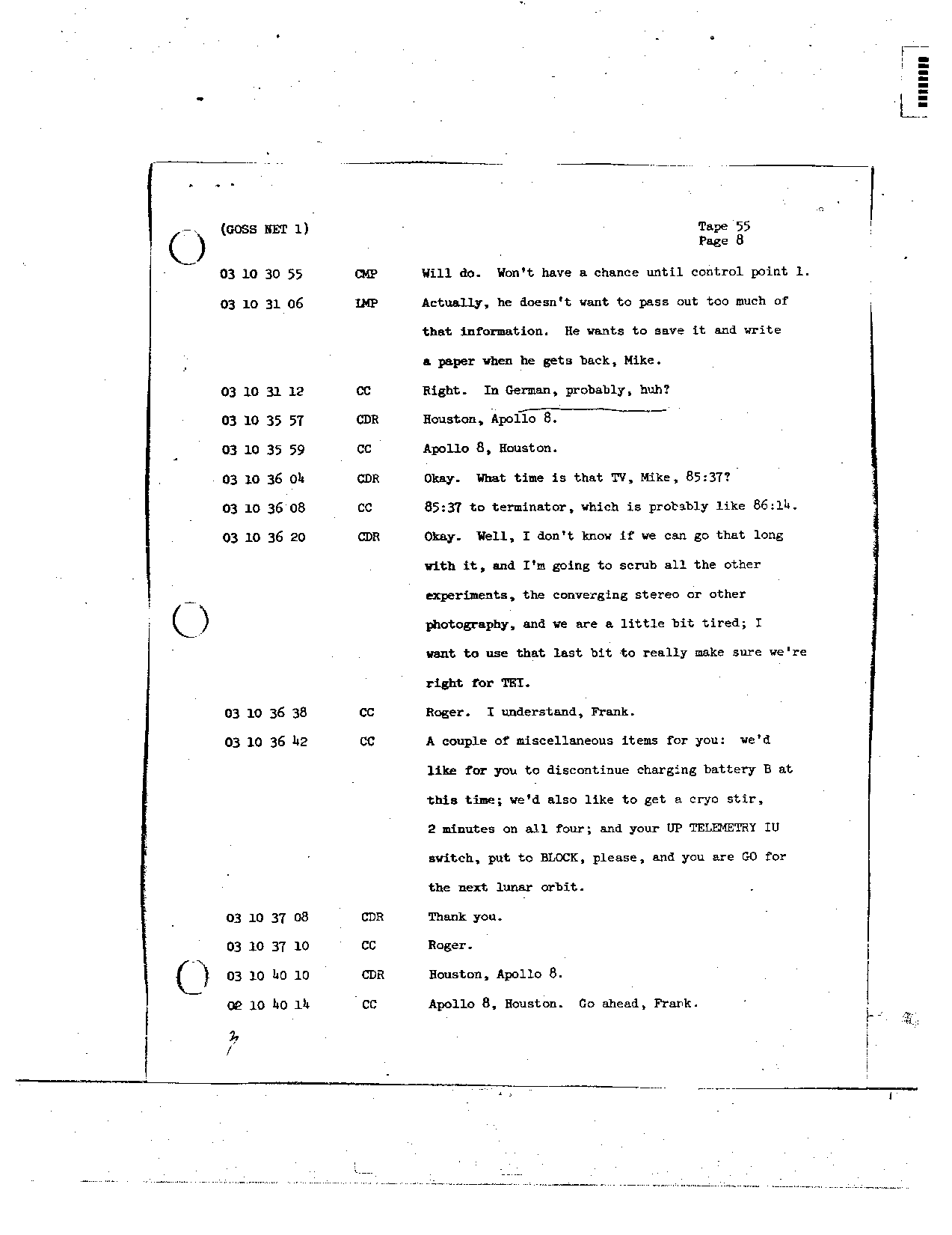 Page 443 of Apollo 8’s original transcript