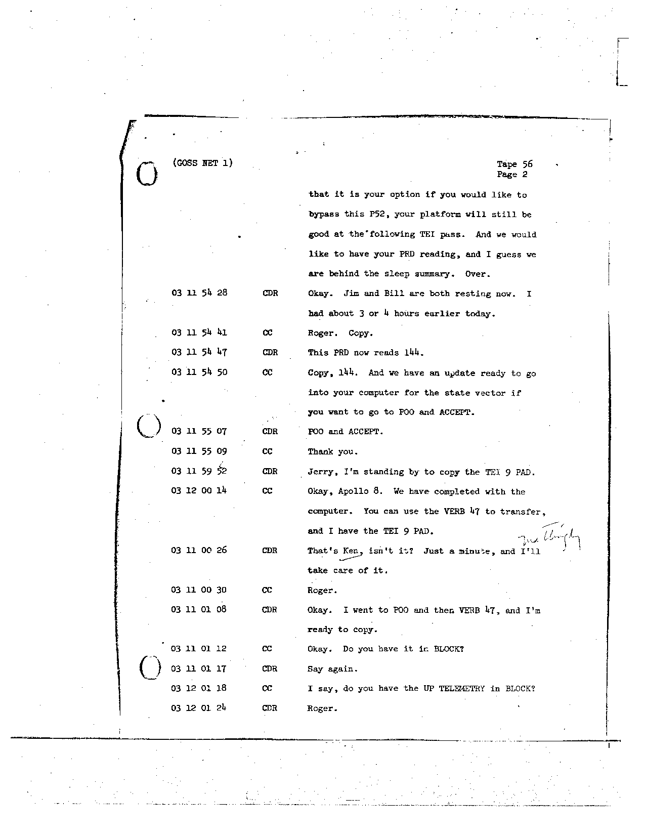 Page 446 of Apollo 8’s original transcript