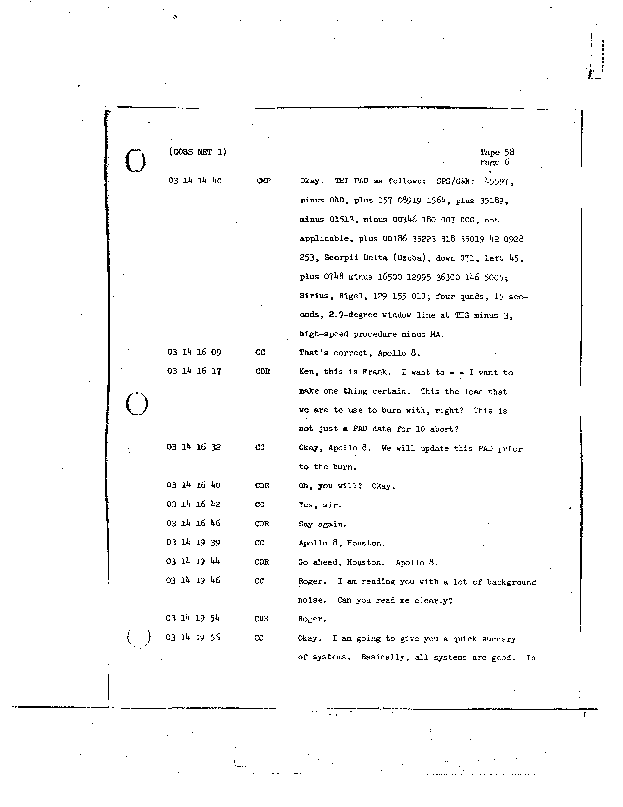 Page 465 of Apollo 8’s original transcript