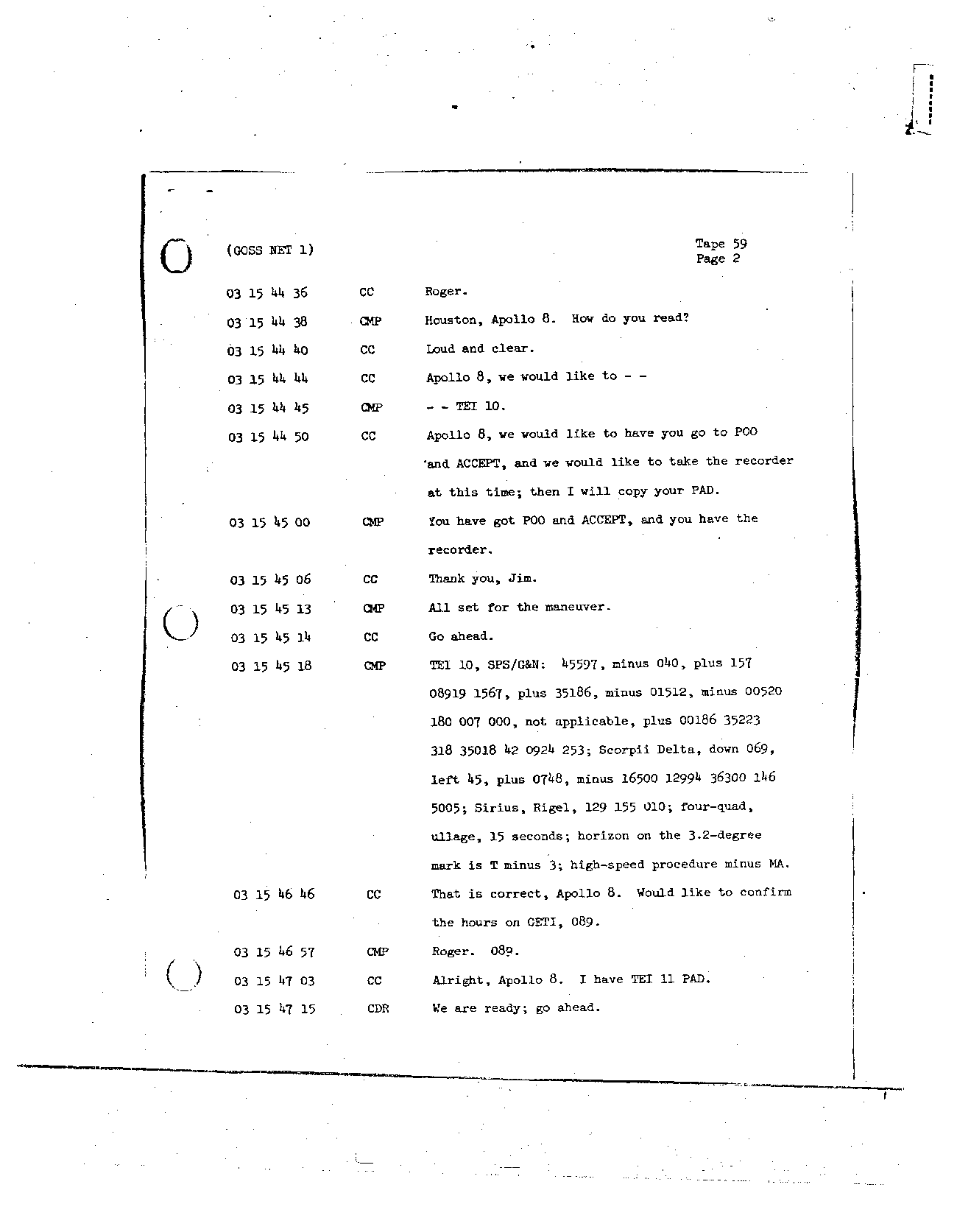 Page 471 of Apollo 8’s original transcript