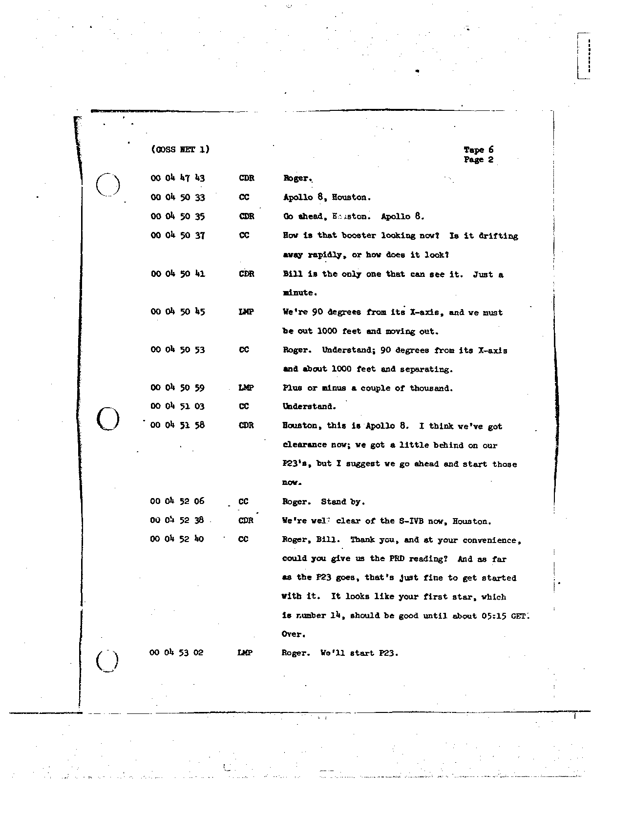 Page 48 of Apollo 8’s original transcript