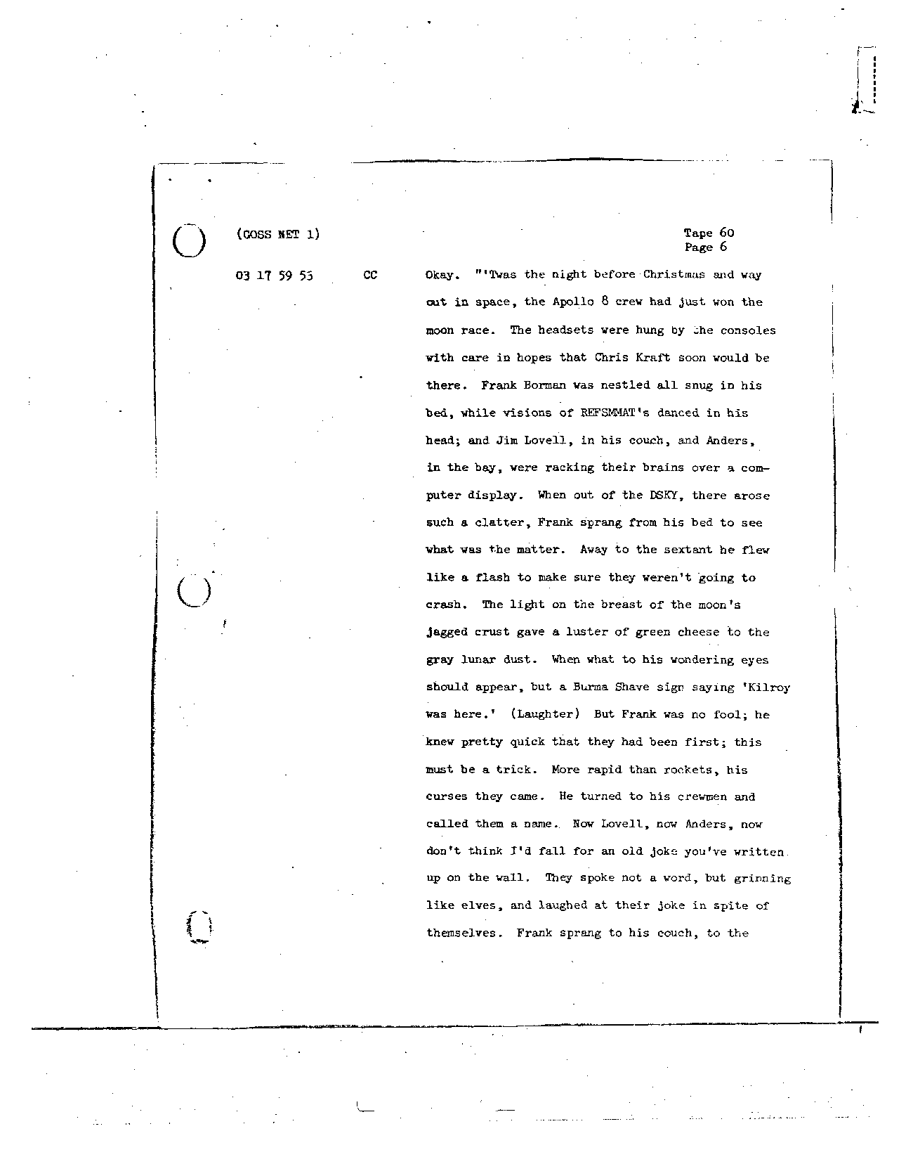 Page 481 of Apollo 8’s original transcript