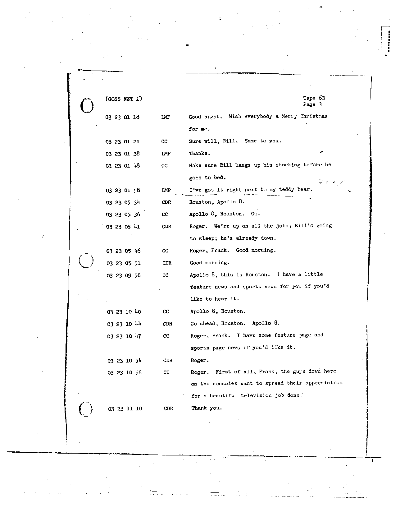 Page 496 of Apollo 8’s original transcript