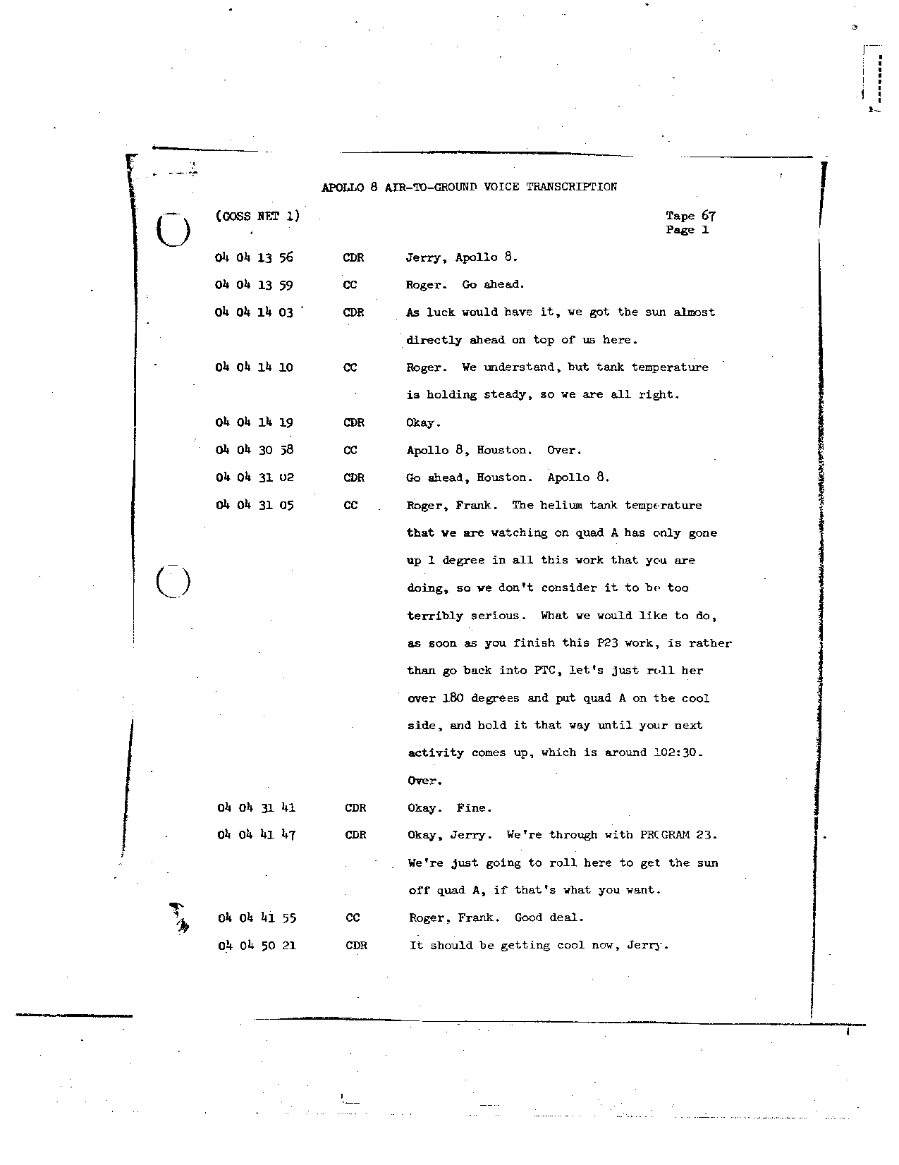 Page 527 of Apollo 8’s original transcript