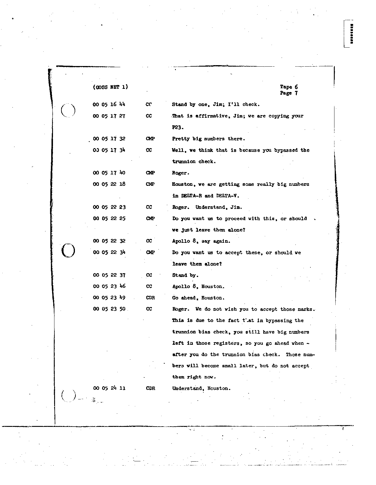 Page 53 of Apollo 8’s original transcript