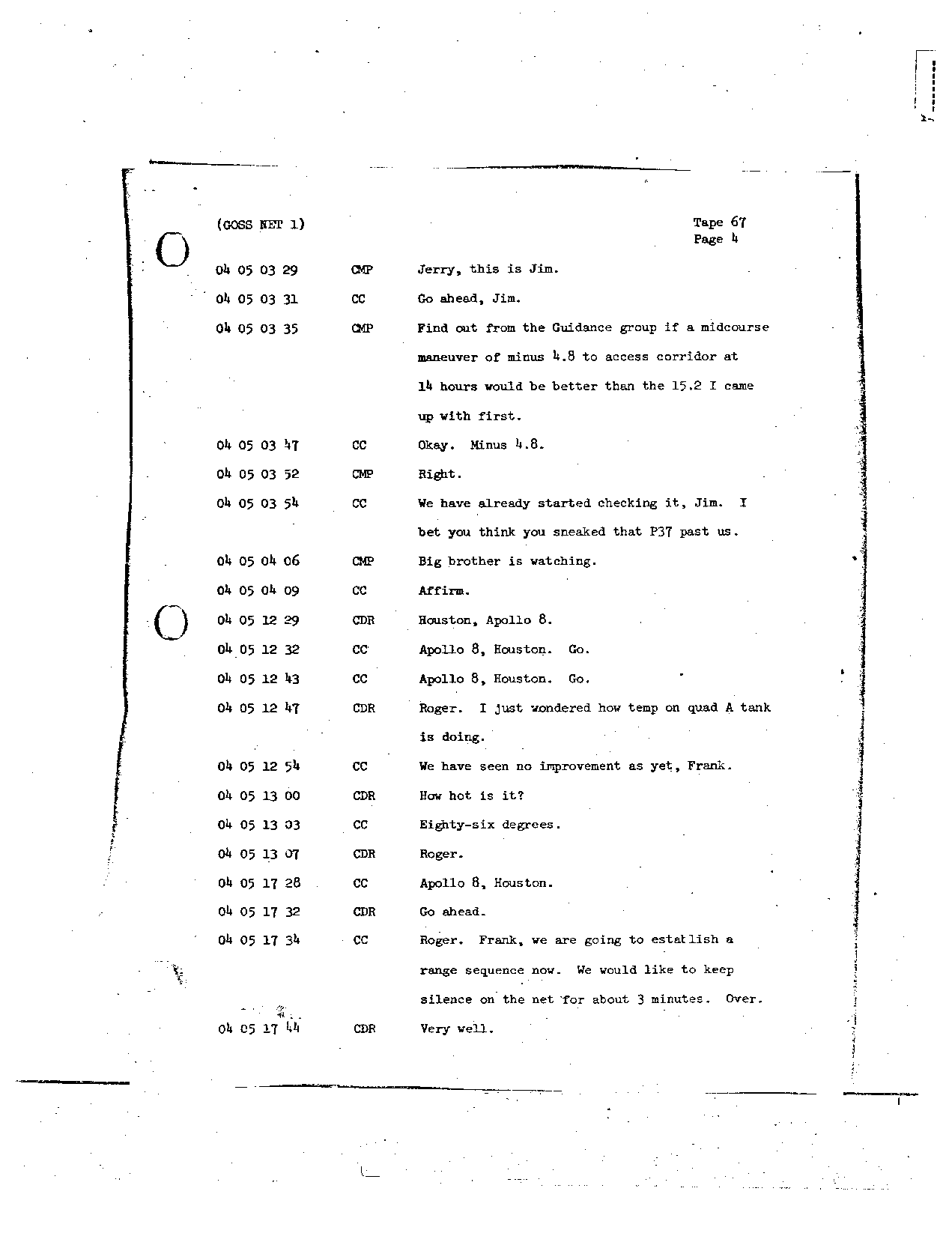 Page 530 of Apollo 8’s original transcript