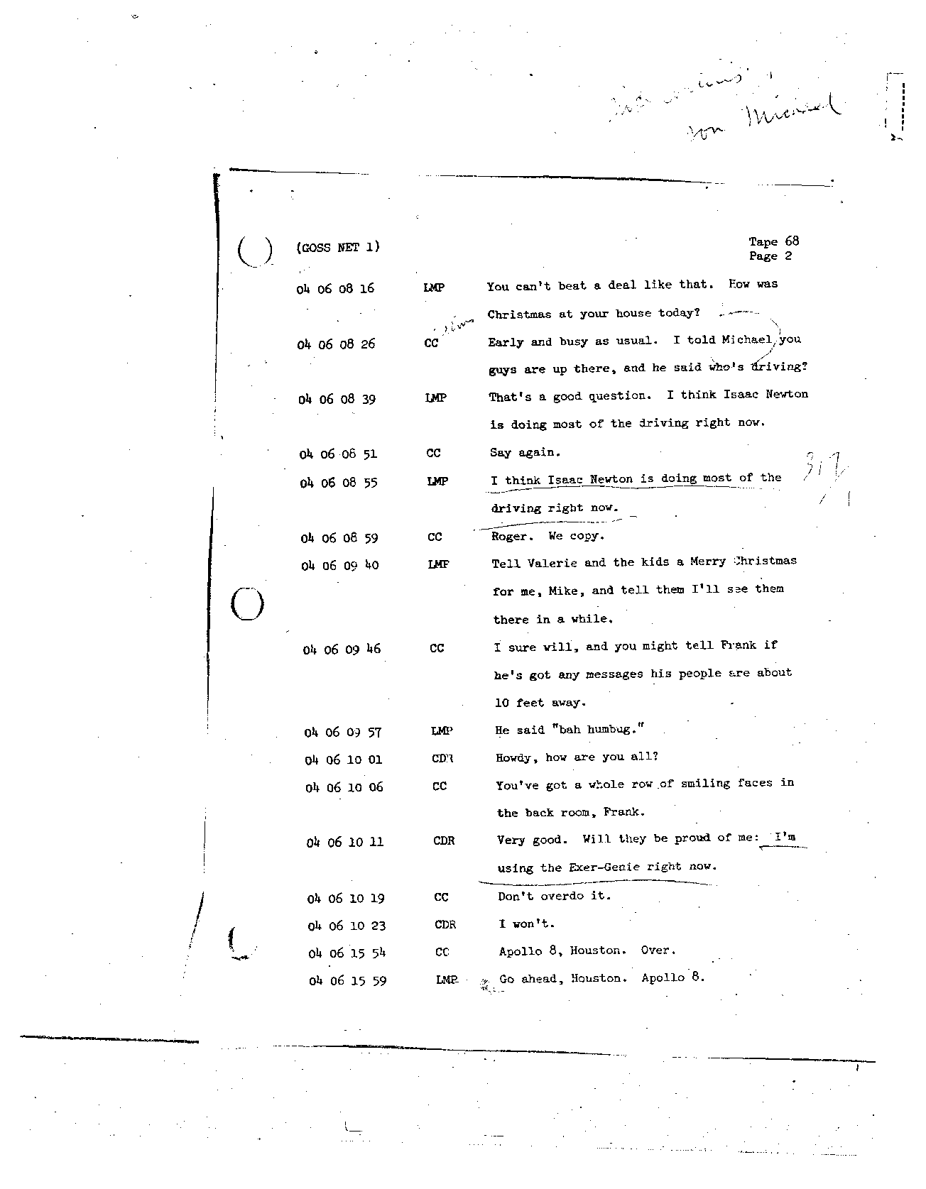Page 534 of Apollo 8’s original transcript