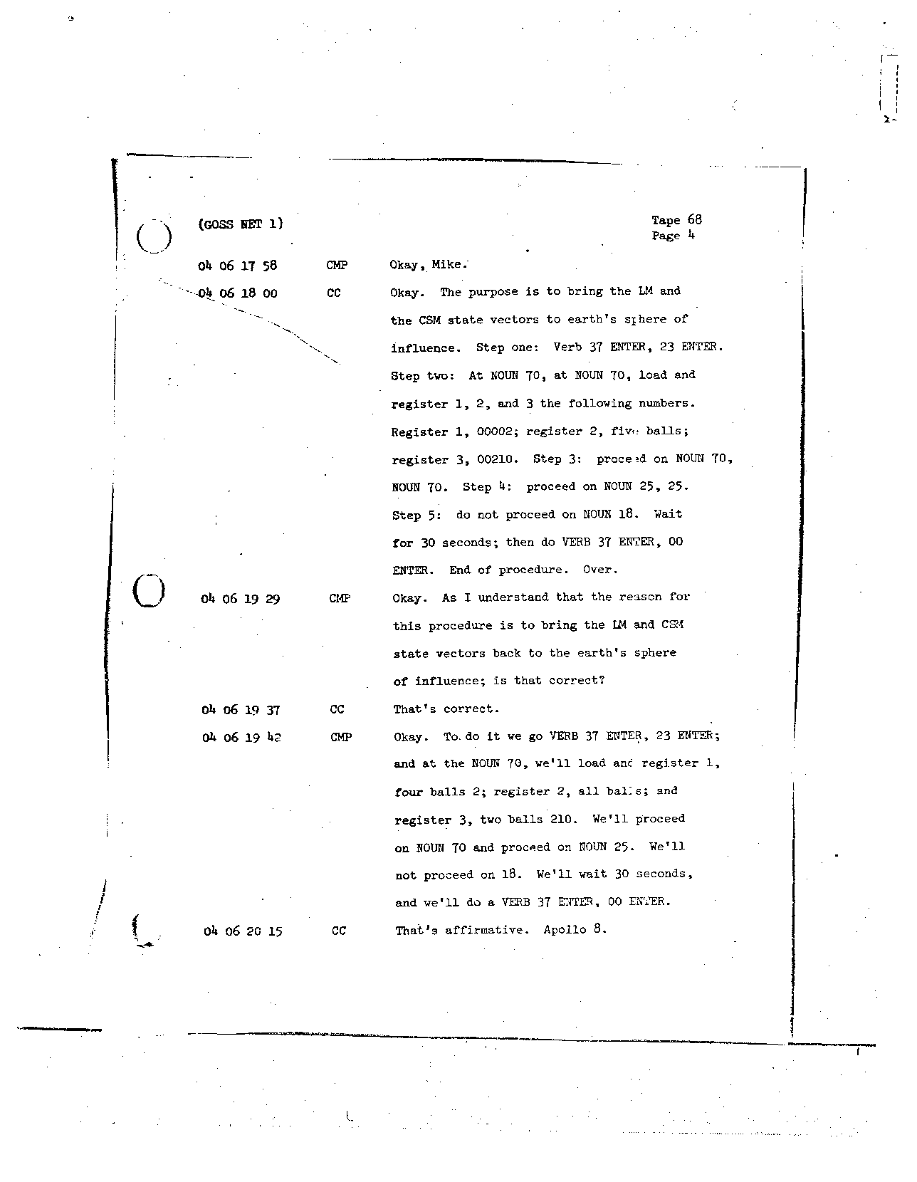 Page 536 of Apollo 8’s original transcript