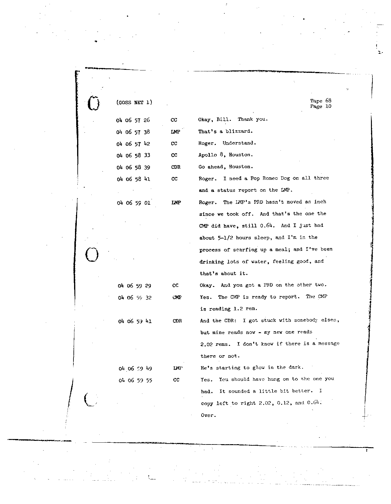 Page 542 of Apollo 8’s original transcript