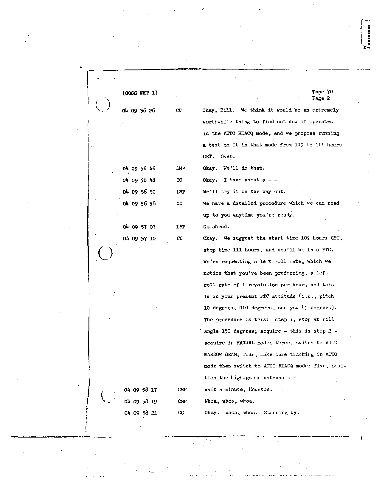 Page 560 of Apollo 8’s original transcript