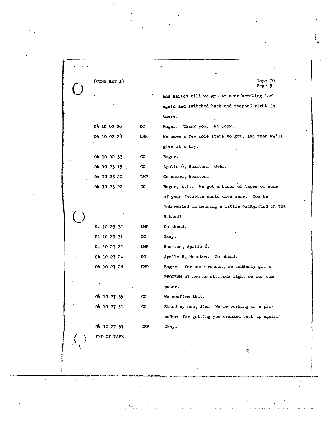 Page 563 of Apollo 8’s original transcript