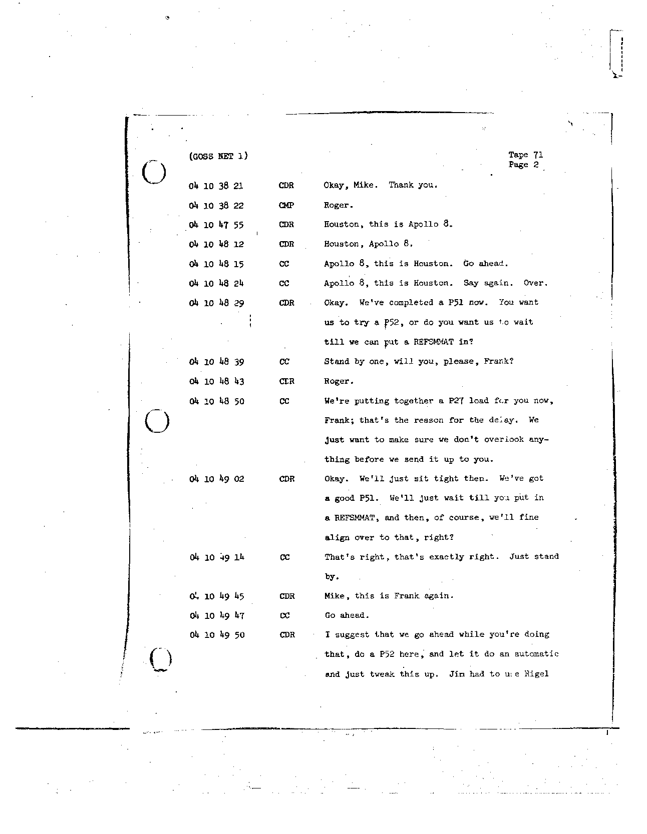 Page 565 of Apollo 8’s original transcript