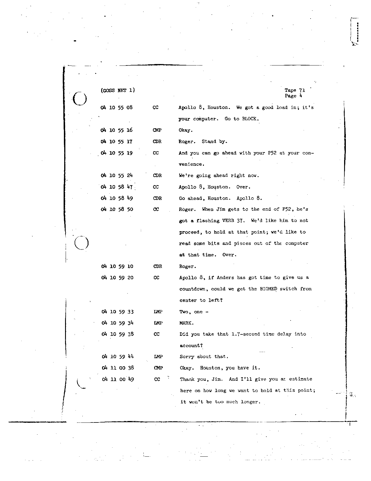 Page 567 of Apollo 8’s original transcript