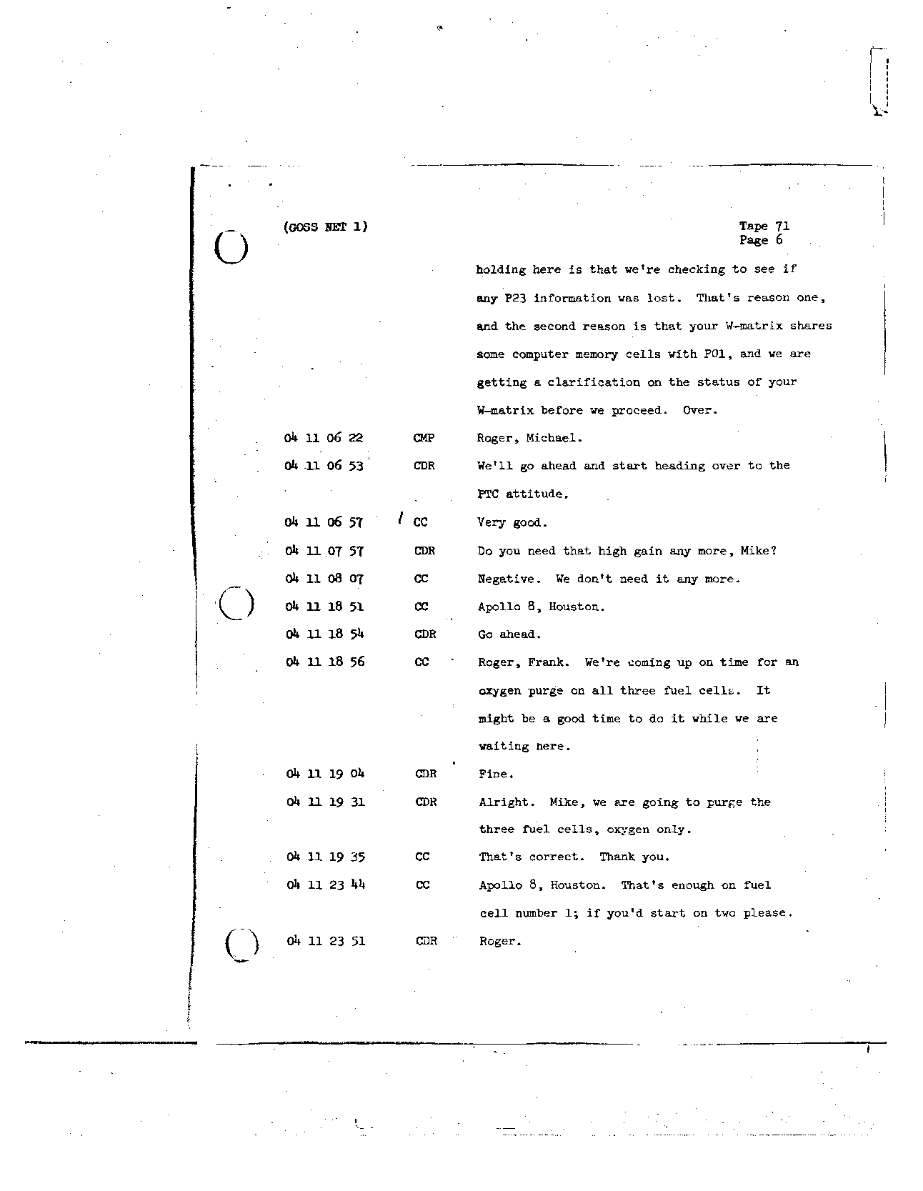 Page 569 of Apollo 8’s original transcript