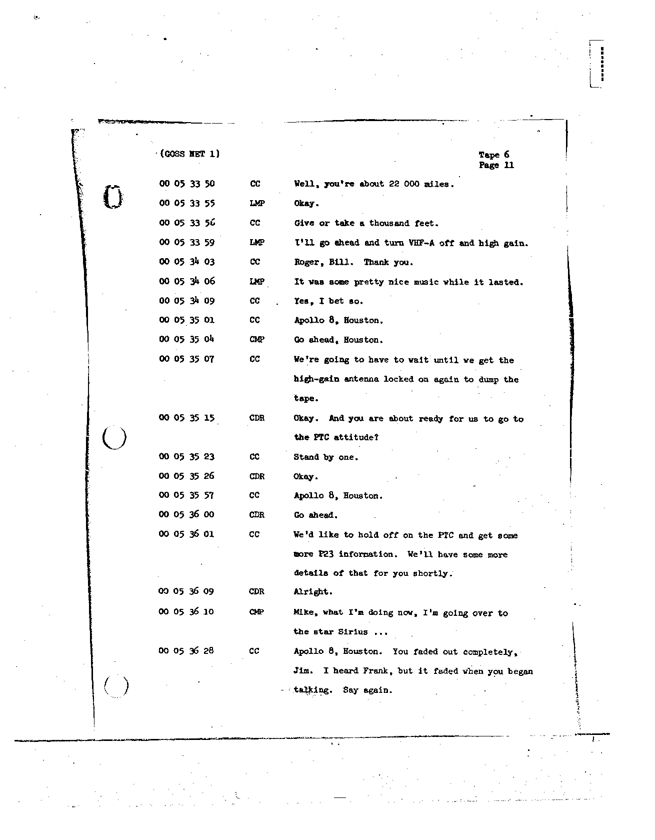 Page 57 of Apollo 8’s original transcript