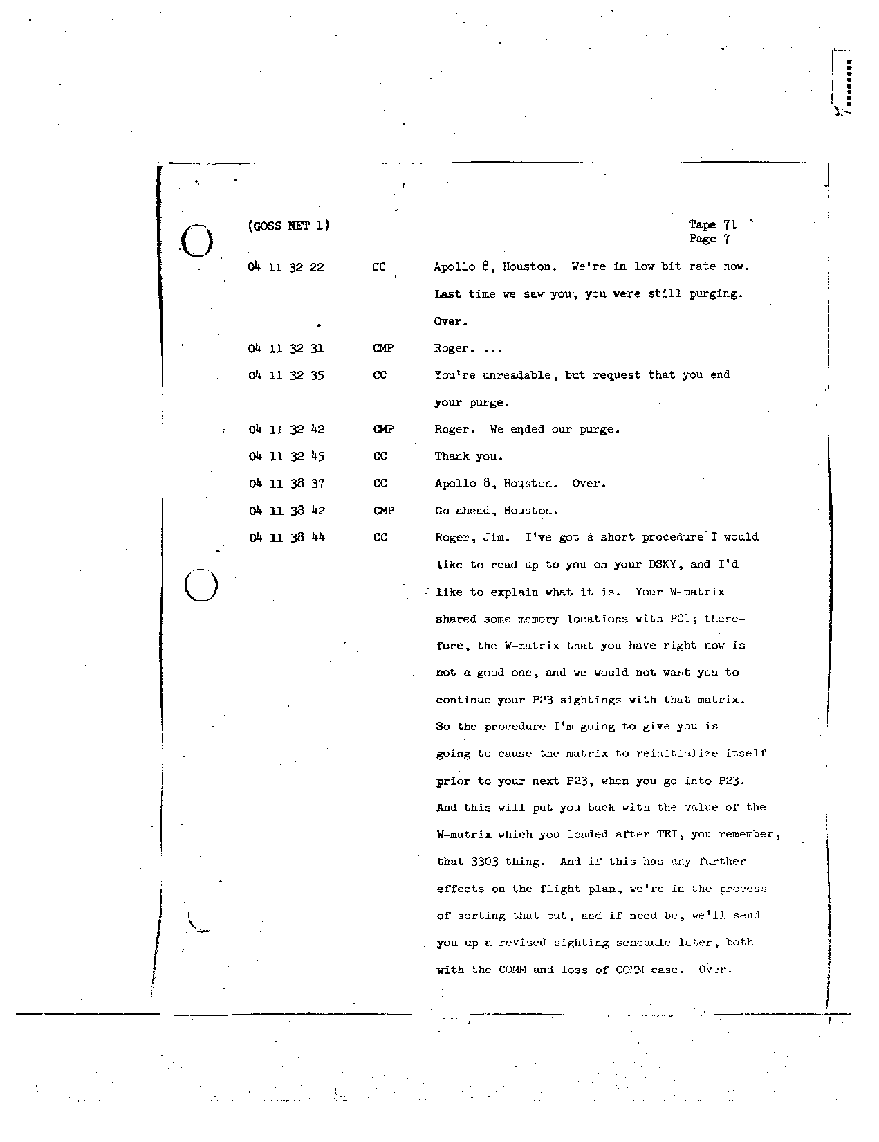 Page 570 of Apollo 8’s original transcript