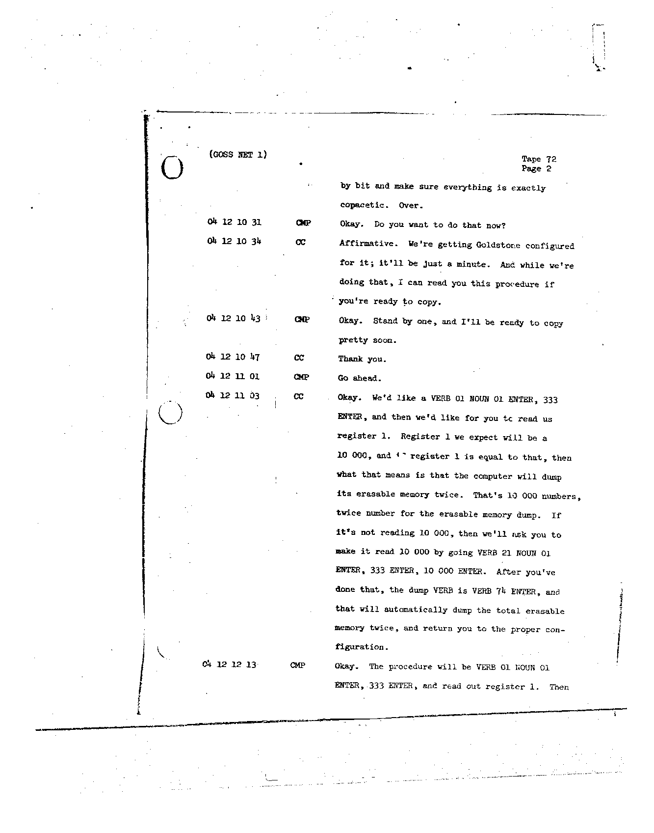 Page 575 of Apollo 8’s original transcript